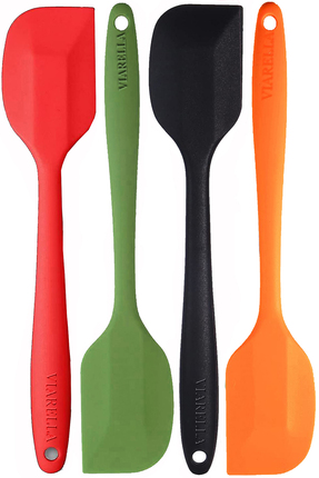 Genel Markalar Silikon Spatula Seti 4lü Büyük Boy Yanmaz Yapışmaz Çizmez 27cm