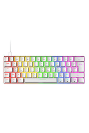 VOOKA Trol Blue Switch Mini Rgb Oyun Klavyesi Gaming Mekanik 62 Tuşlu 18 Rgb ...