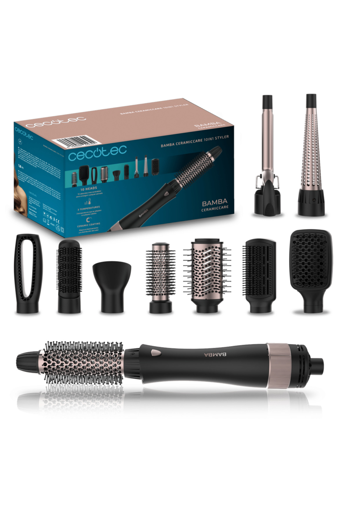 CECOTEC CeramicCare 10in1 Styler Saç Şekillendirme Seti