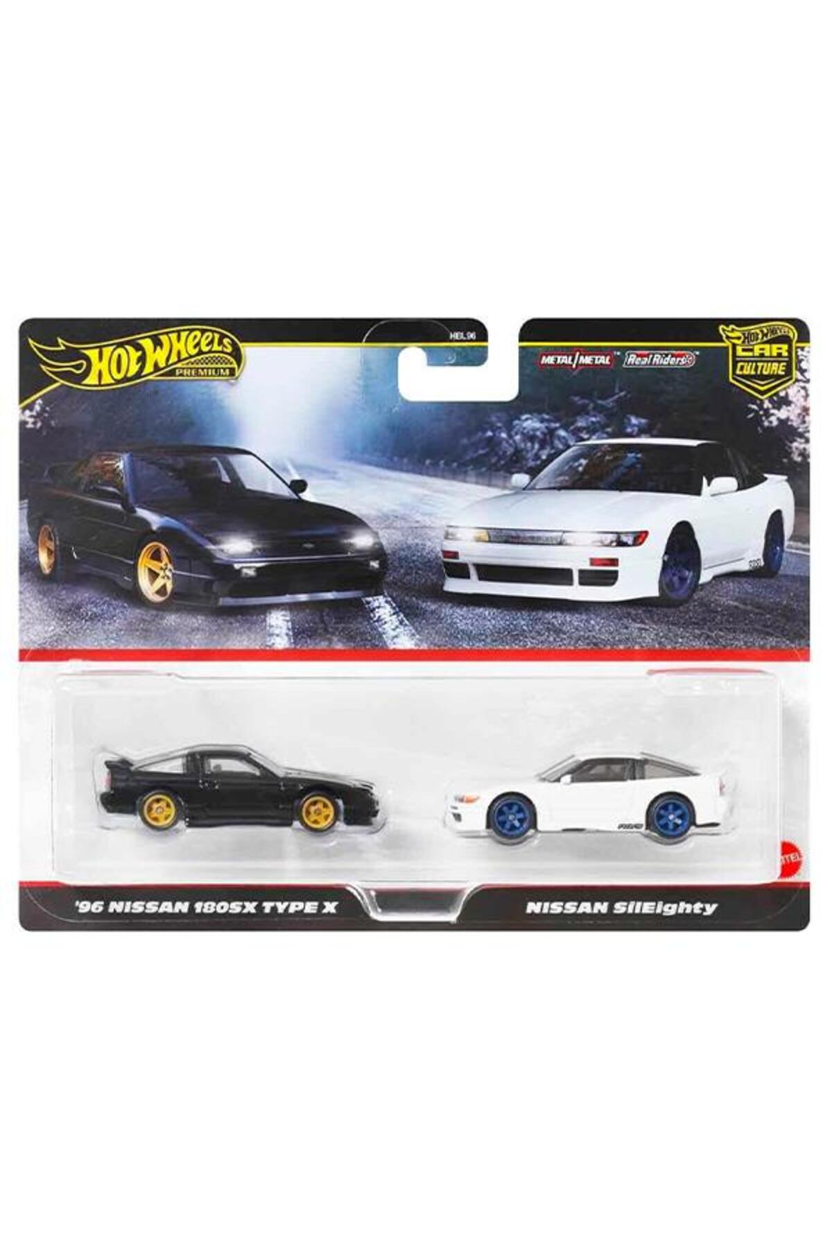 HOT WHEELS Premium 96 Nissan 180Sx Type x ve Nissan SilEighty