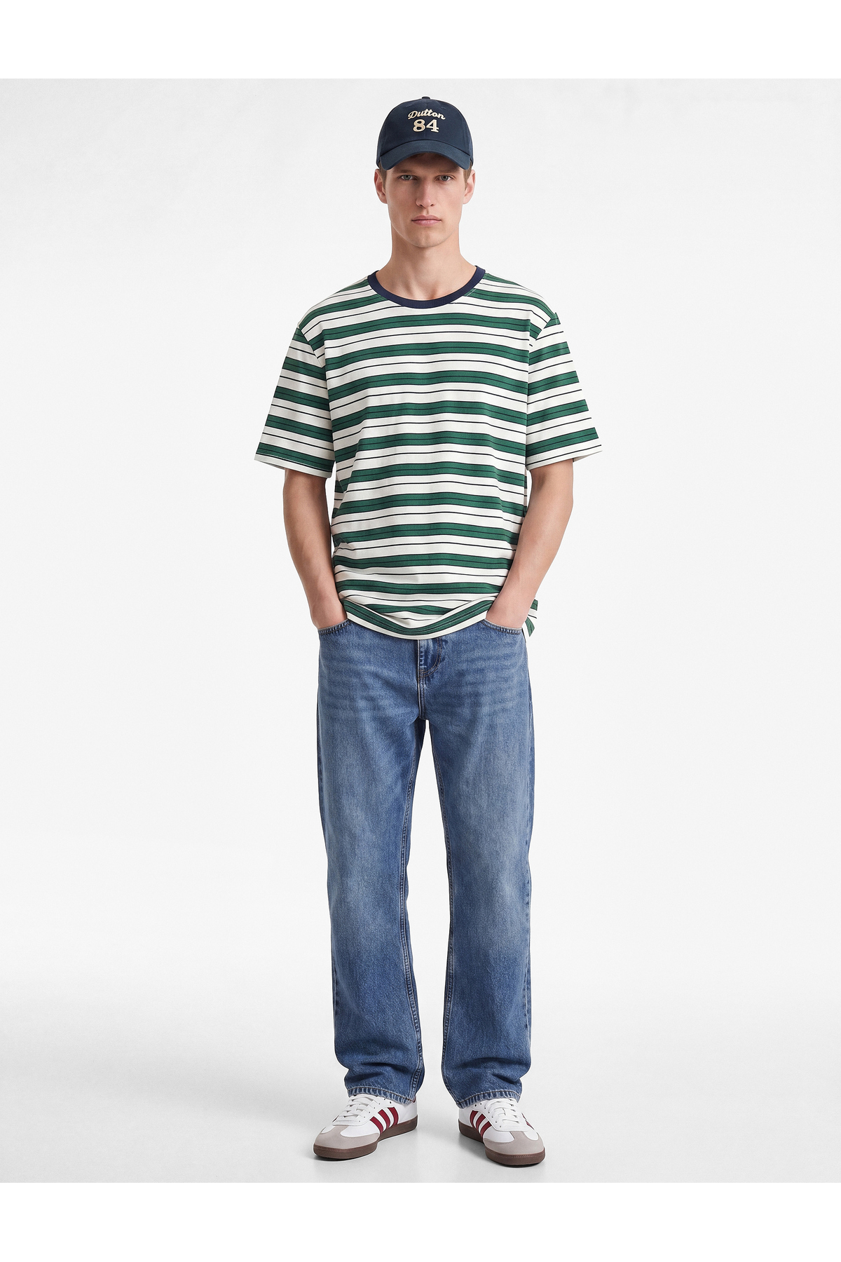 Koton Normal Bel Düz Paça Pamuklu Vintage Straight Fit Jean Pantolon görsel 2