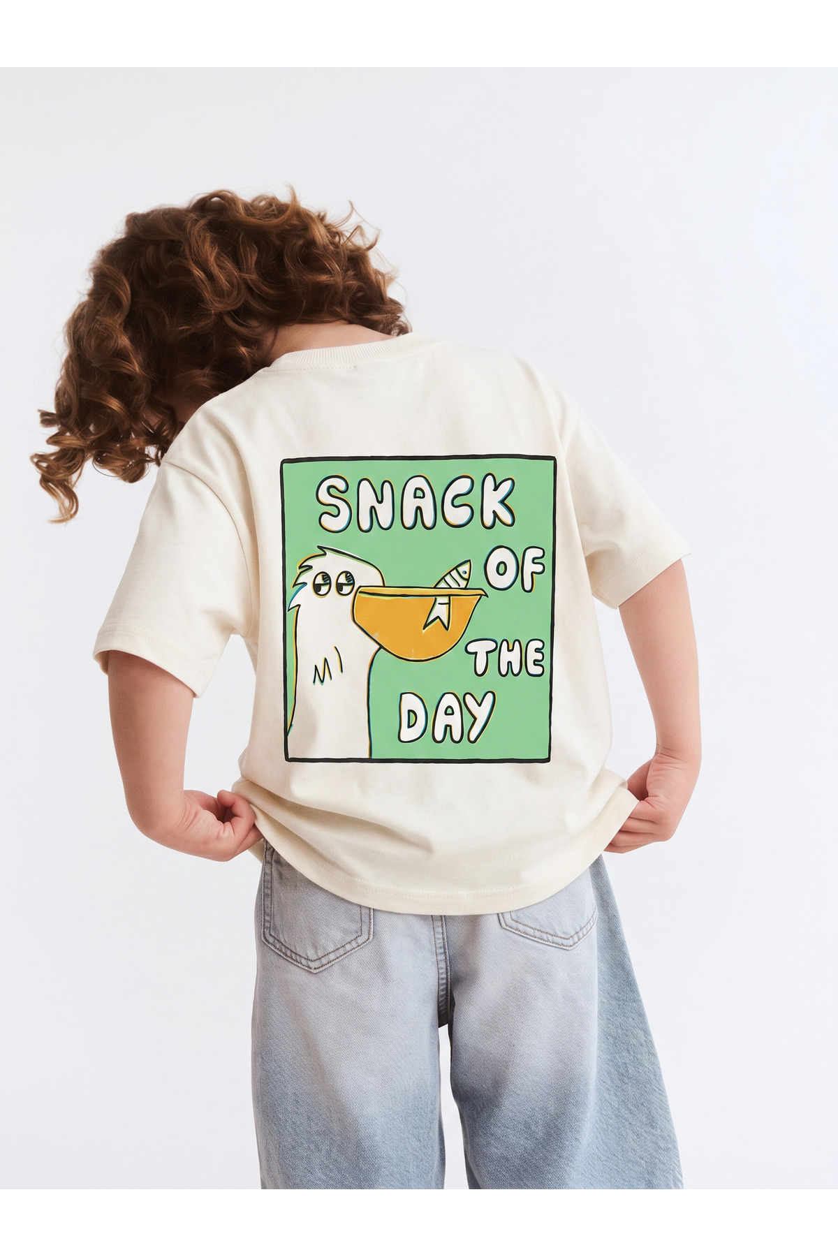 nivo baby Sand Rebel Printed Oversize Boys' T-Shirt