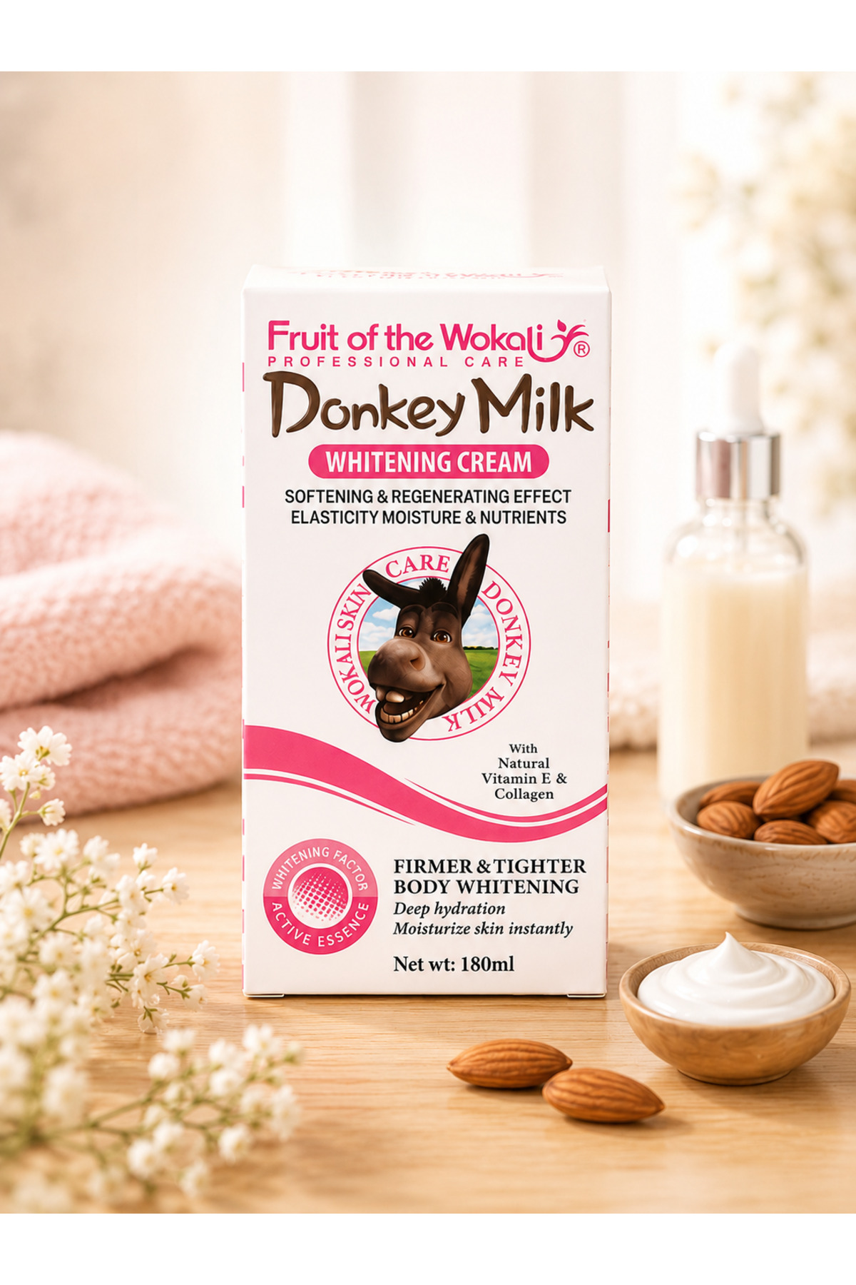 フェイスクリーム Wrinkle Whitening Milky Cream 30g Fruit Of The Wokali DONKEY MILK WHITENING CREAM EŞEK SÜTÜ CİLT
