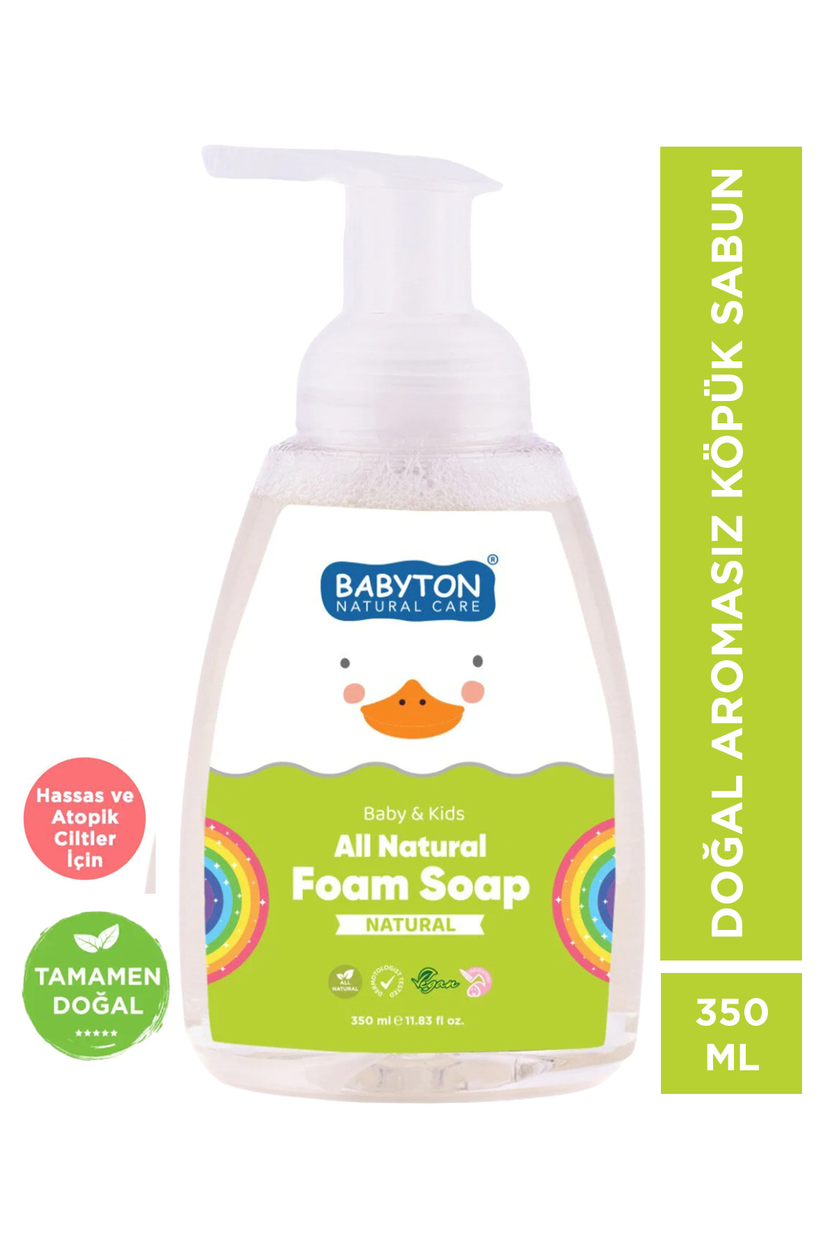BABYTON Doğal Aromasız Köpük Sabun 350 ml - Fiyatı, Yorumları