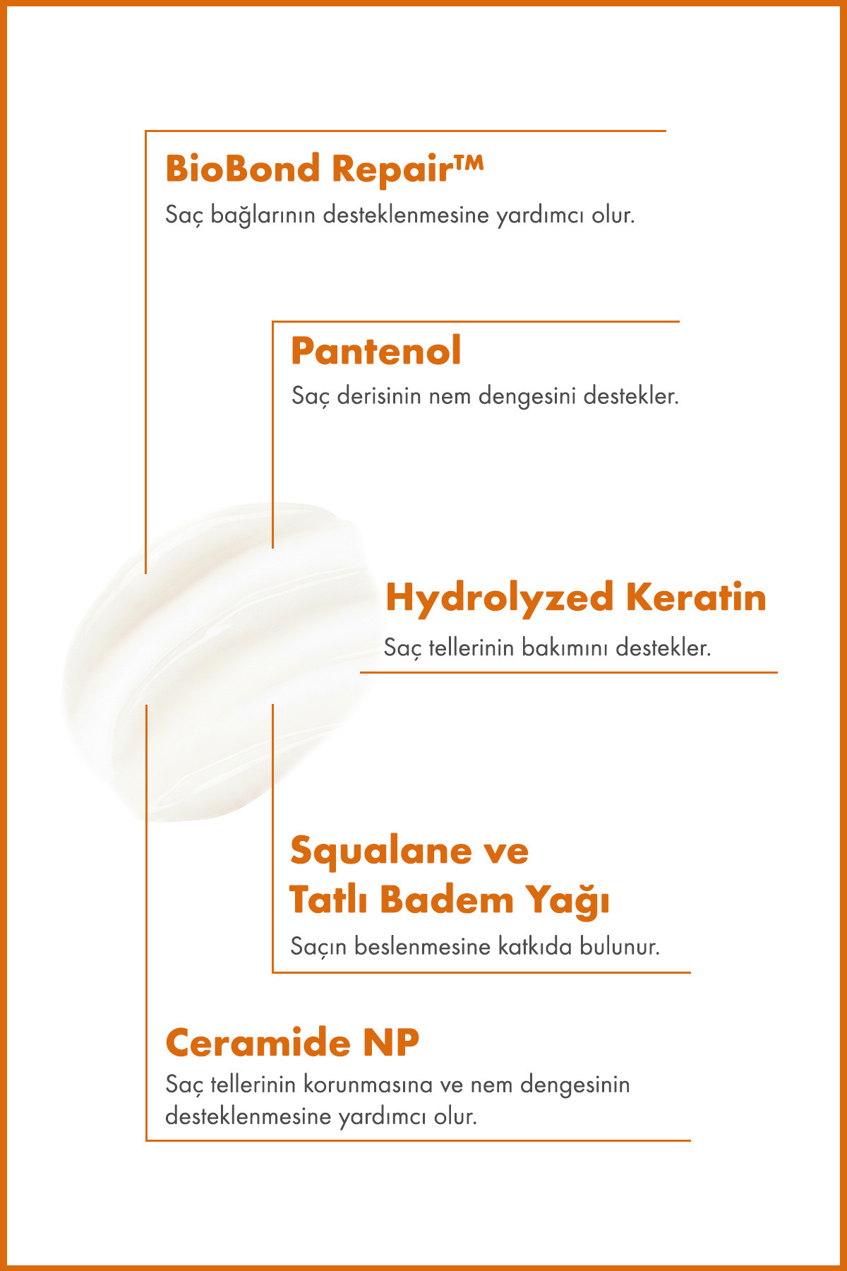 BioBond Repair™ Bağ Onarıcı Saç Kremi – Yoğun Nemlendirici Saç Bakım Kremi 300 ML — 8682397033421 — تصویر 2 از 7