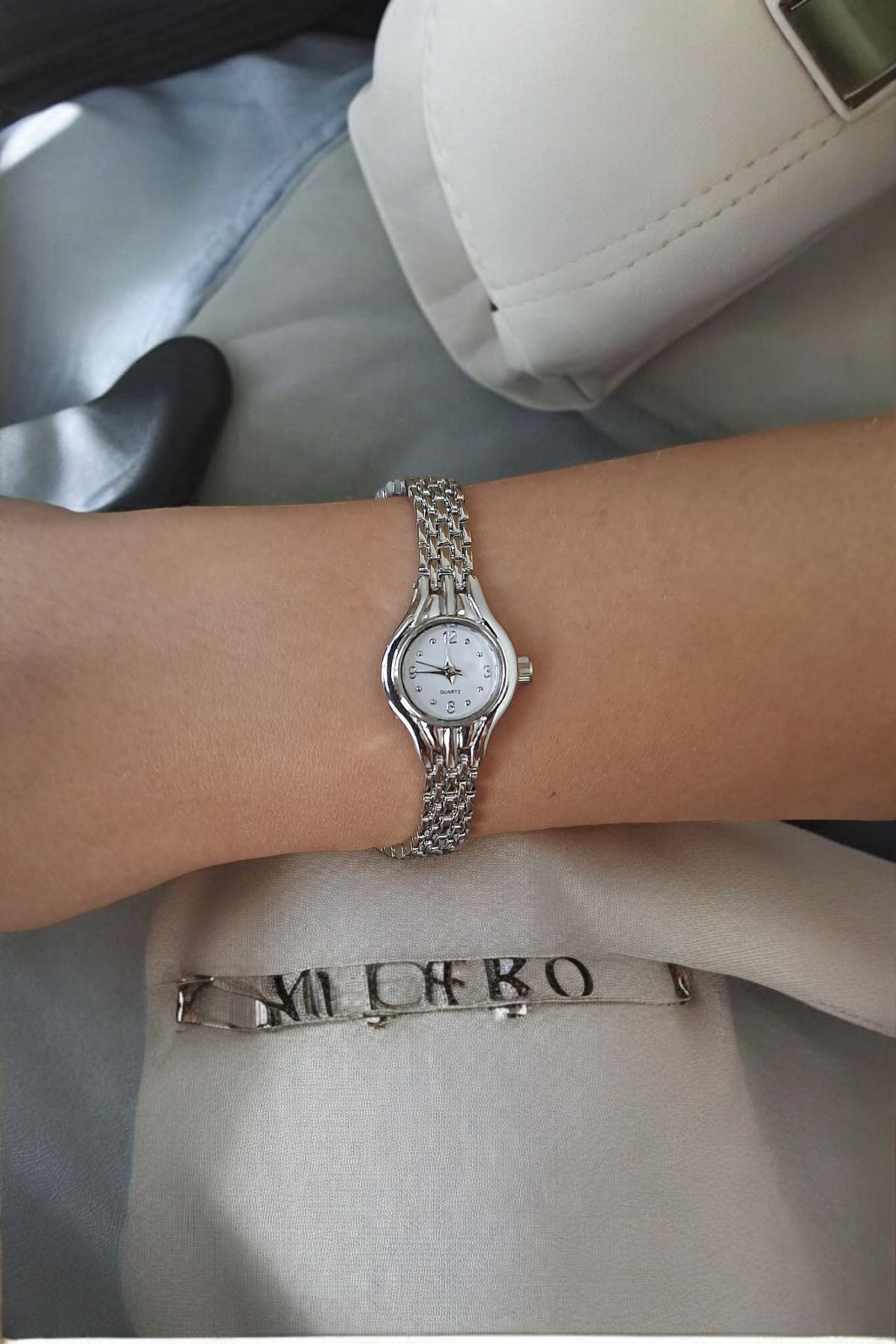 DARK BLANC Vintage Klasik Model Minimal Kadın Kol Saati görsel 3