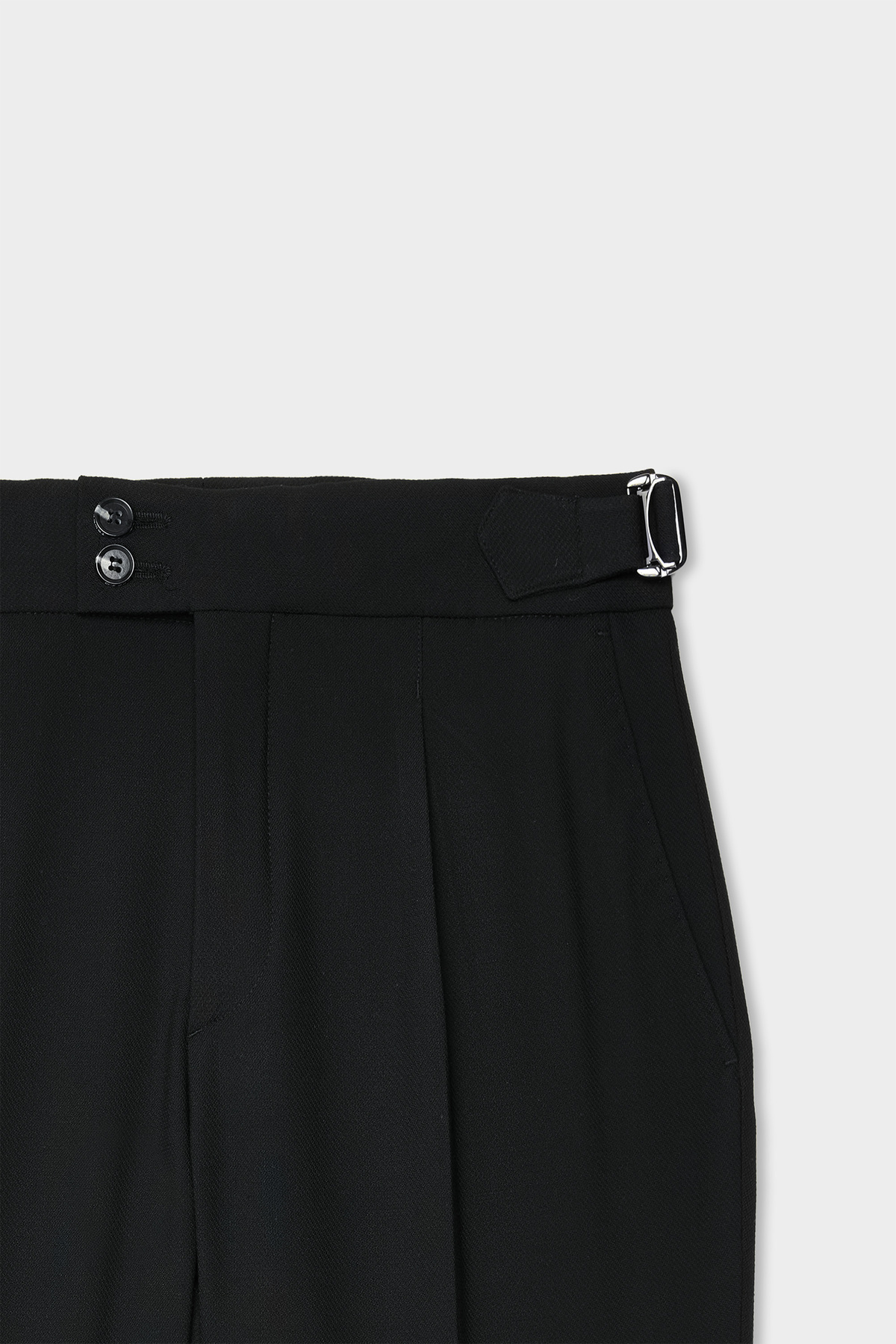 شلوار کتان مشکی طرح دار Ds Damat