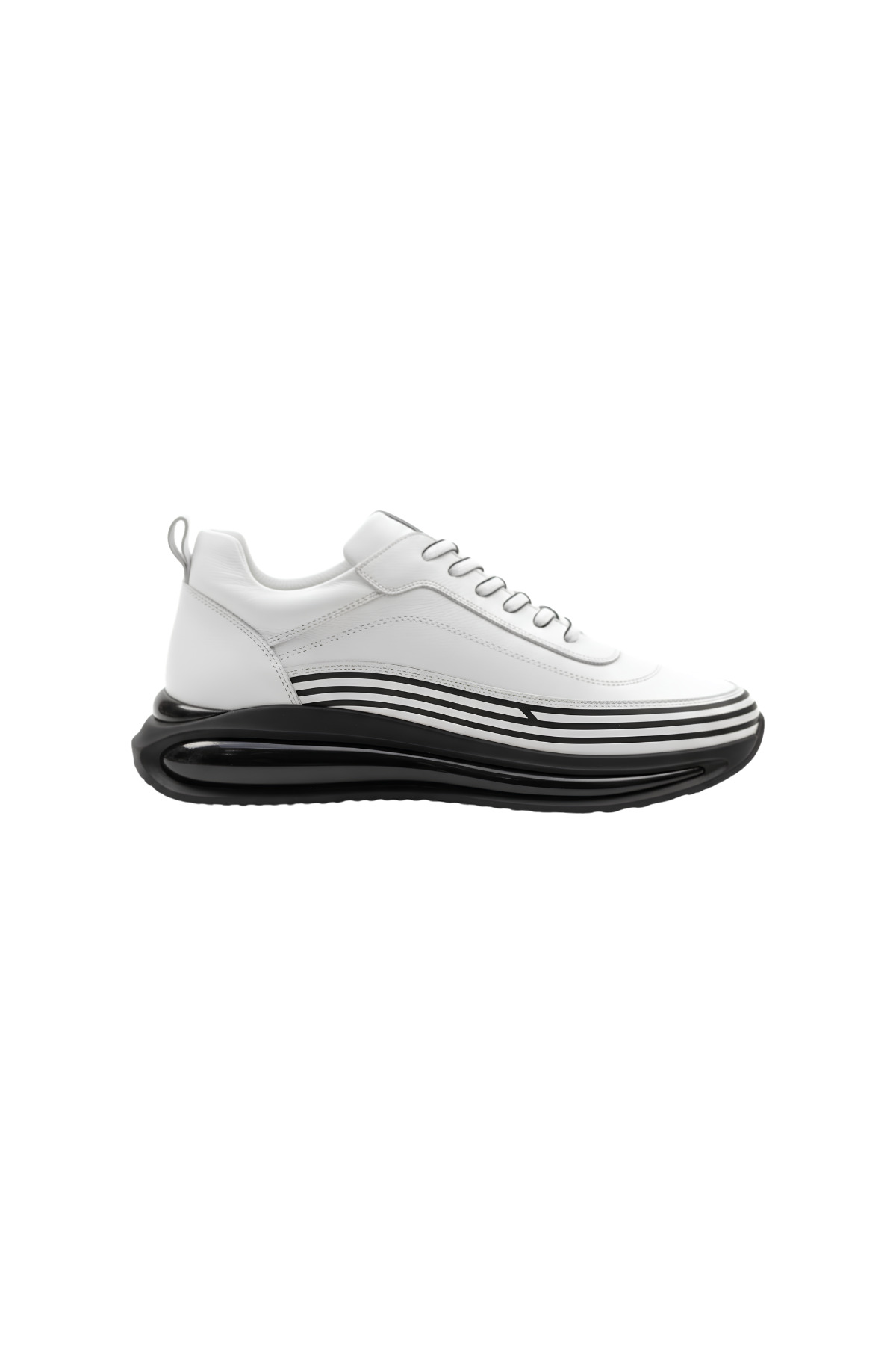 Genel Markalar 1088 Beyaz Hakiki Deri Sneakers