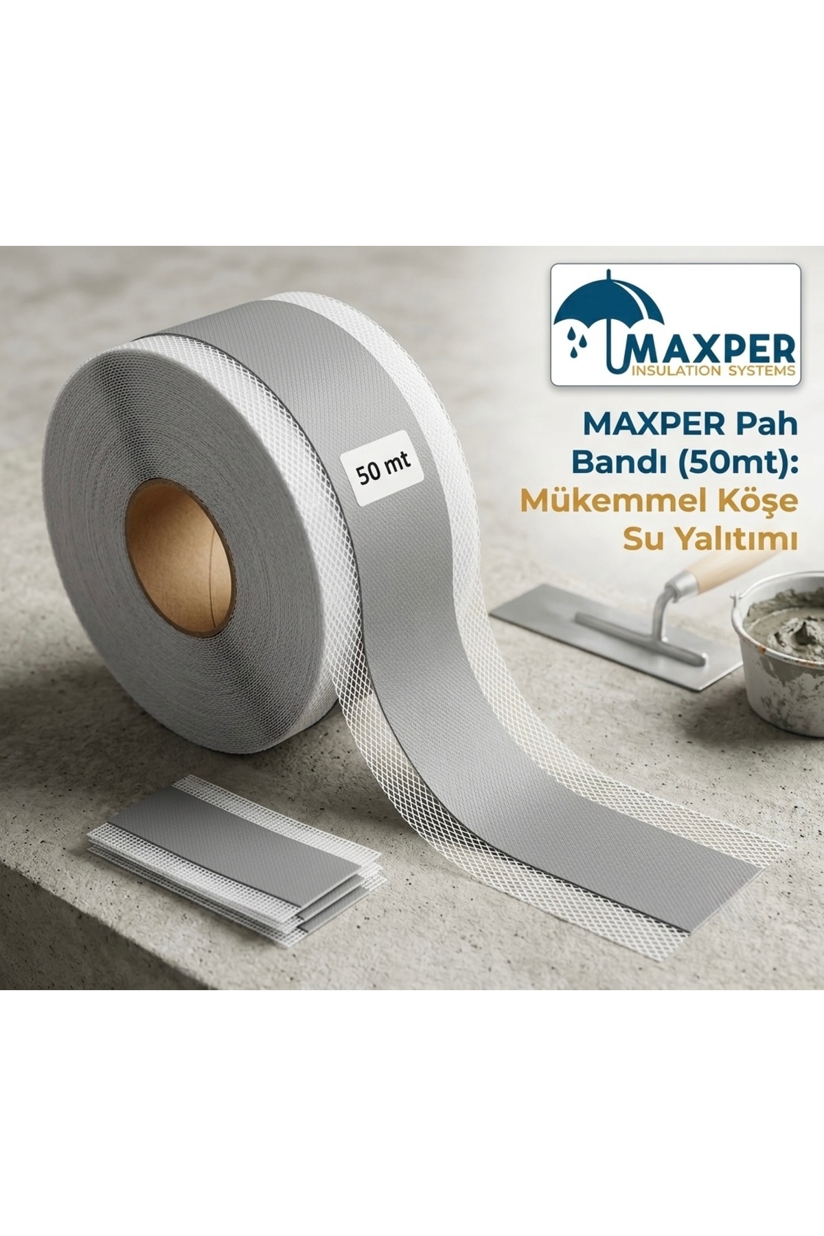 BAND 120 - TPE BASED MESH CHAMFERING TAPE 12 CM x 50 MT