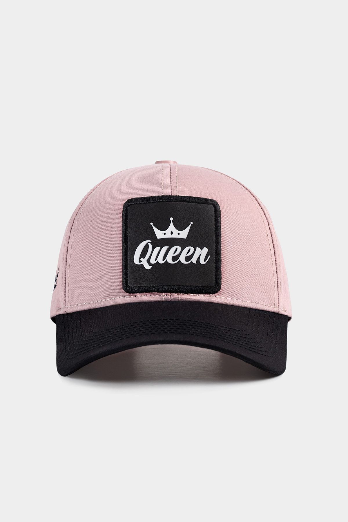 Six Queen Logo Black-Salmon Baseball Cap