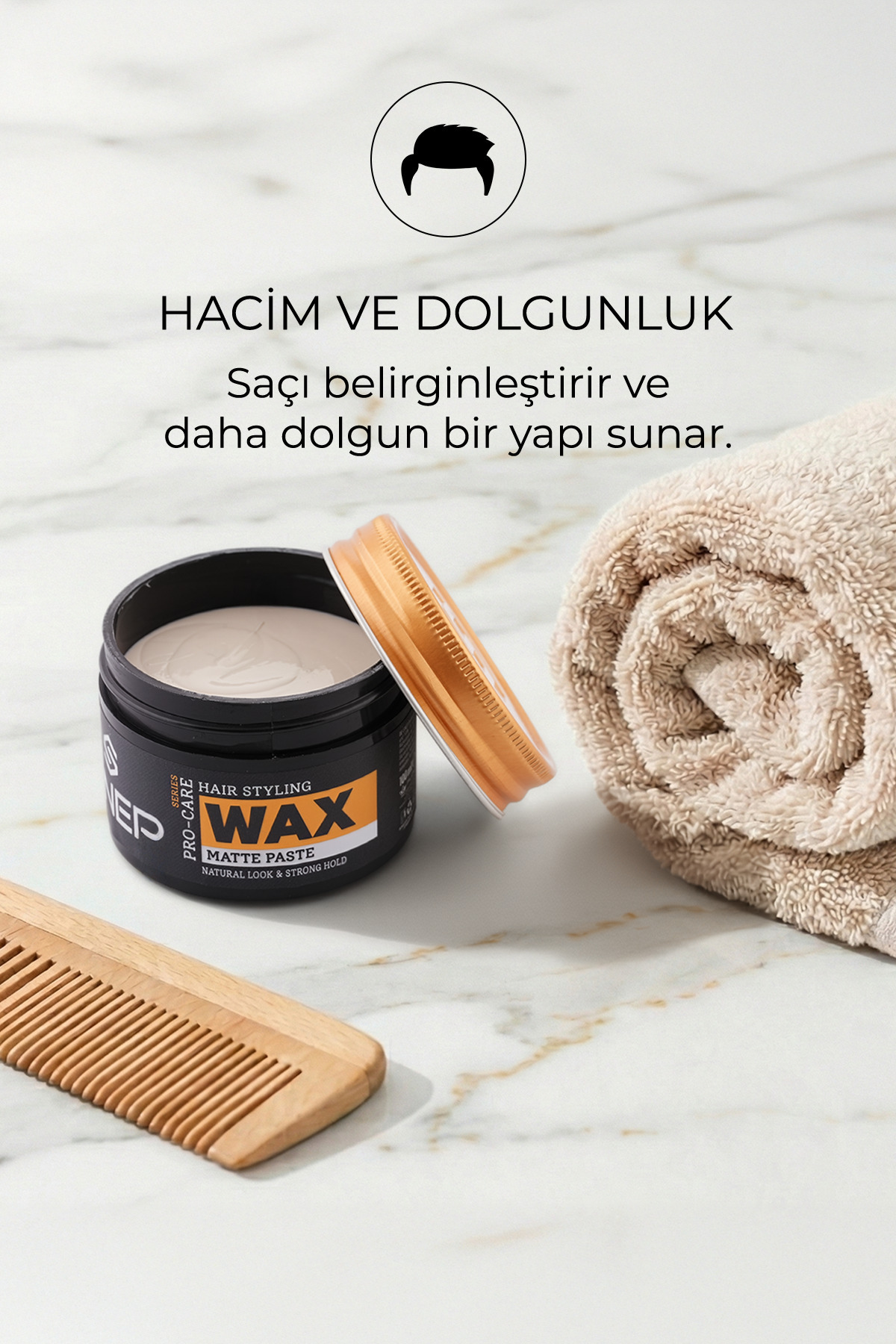 Wax 100 ml Matte Paste — SB.SS.0003.21280 — تصویر 3 از 5