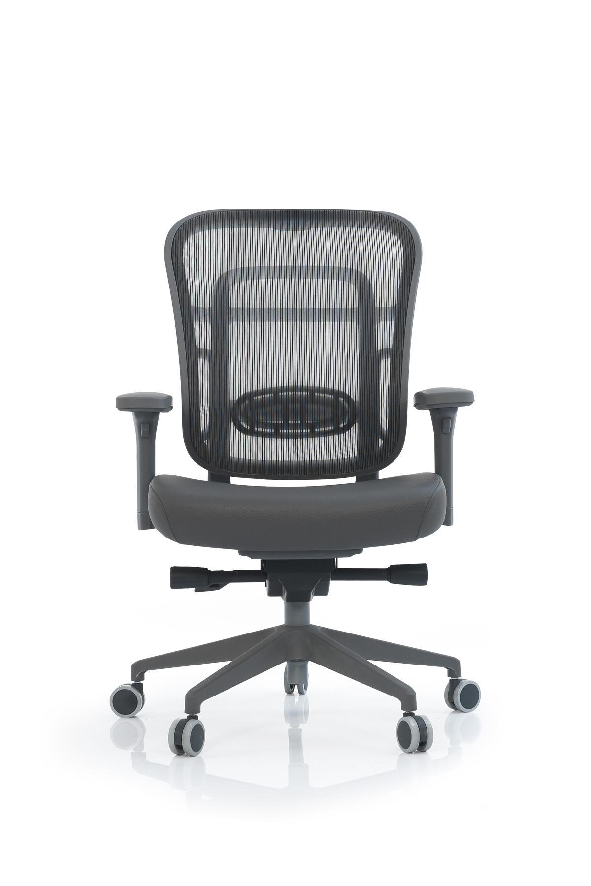 Passion Work | Player | Office | Manager | Executive Chair Grey Leather | Untitled