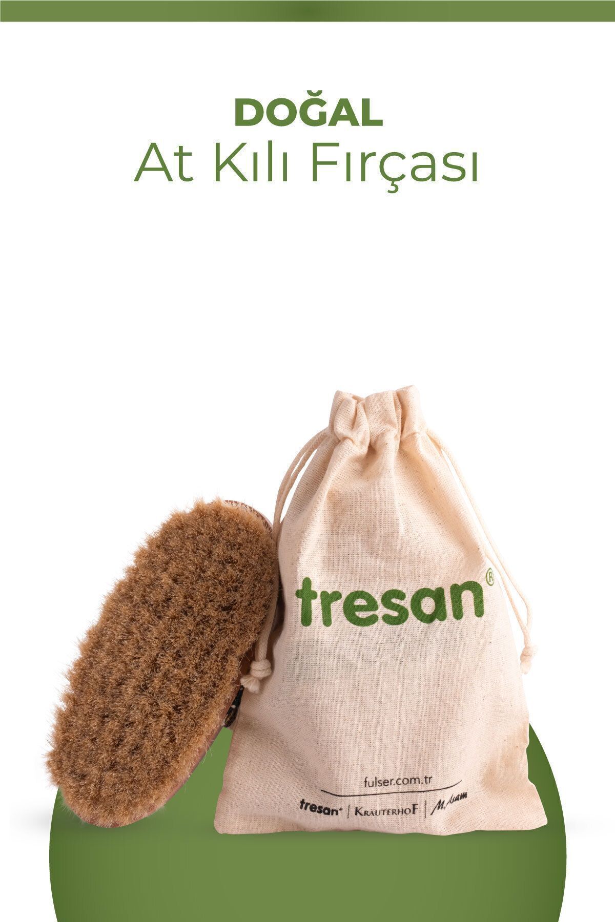 Tresan Anti Cellulite Brush Doğal At Kılı Fırçası — 90231