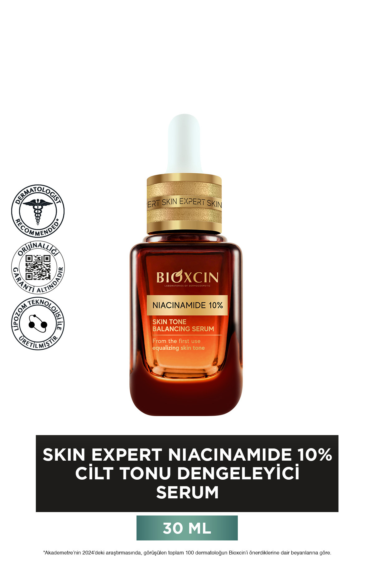 سرم 10% نیاسینامید اسکین اکسپرت، 30 میلی لیتر - سرم متعادل کننده رنگ صورت پانتنول 5% آلفا آربوتین — 8680512634546 — تصویر 3 از 9