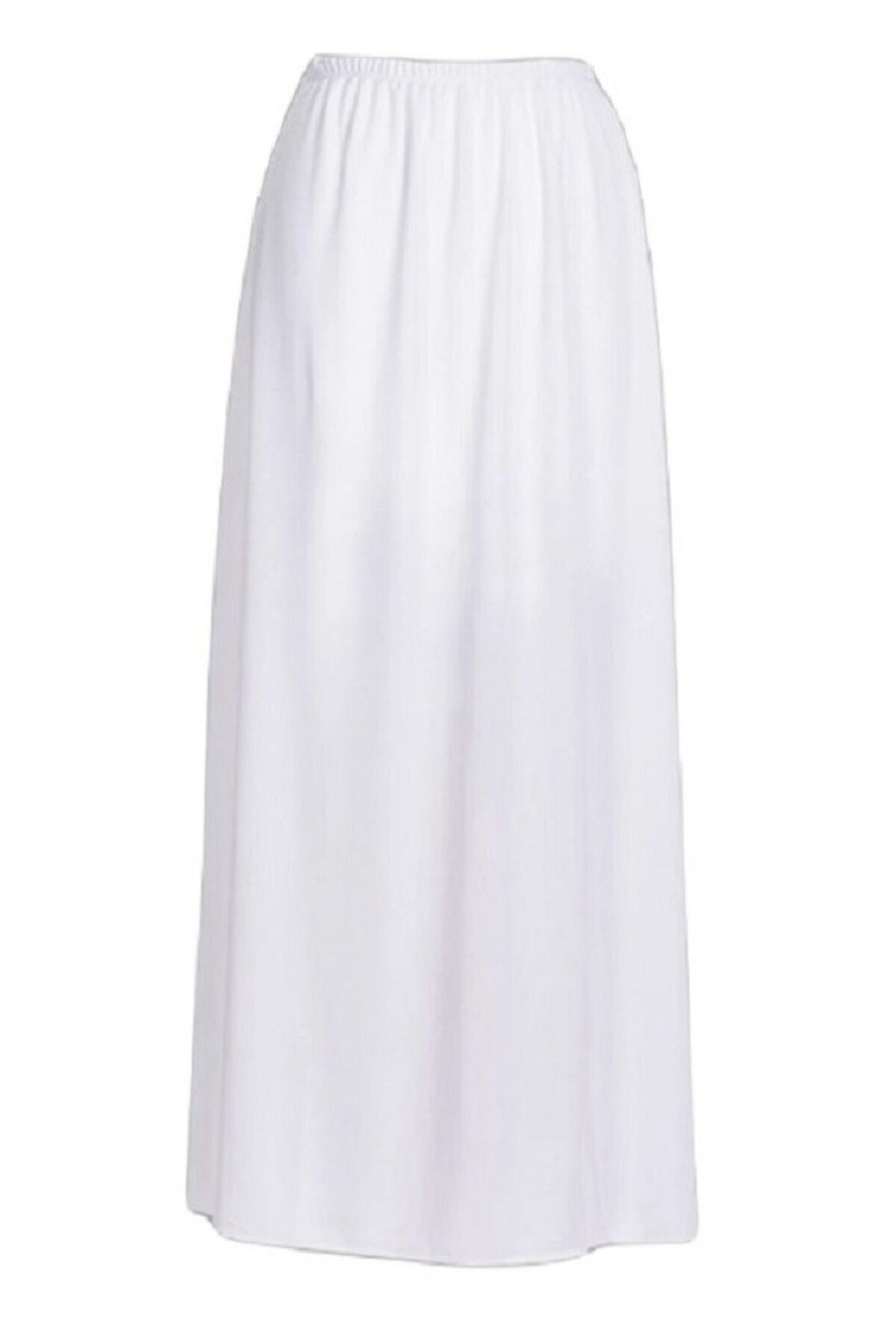 Kahra Collection Beyaz Tam Boy Astar Uzun Etek Astarı