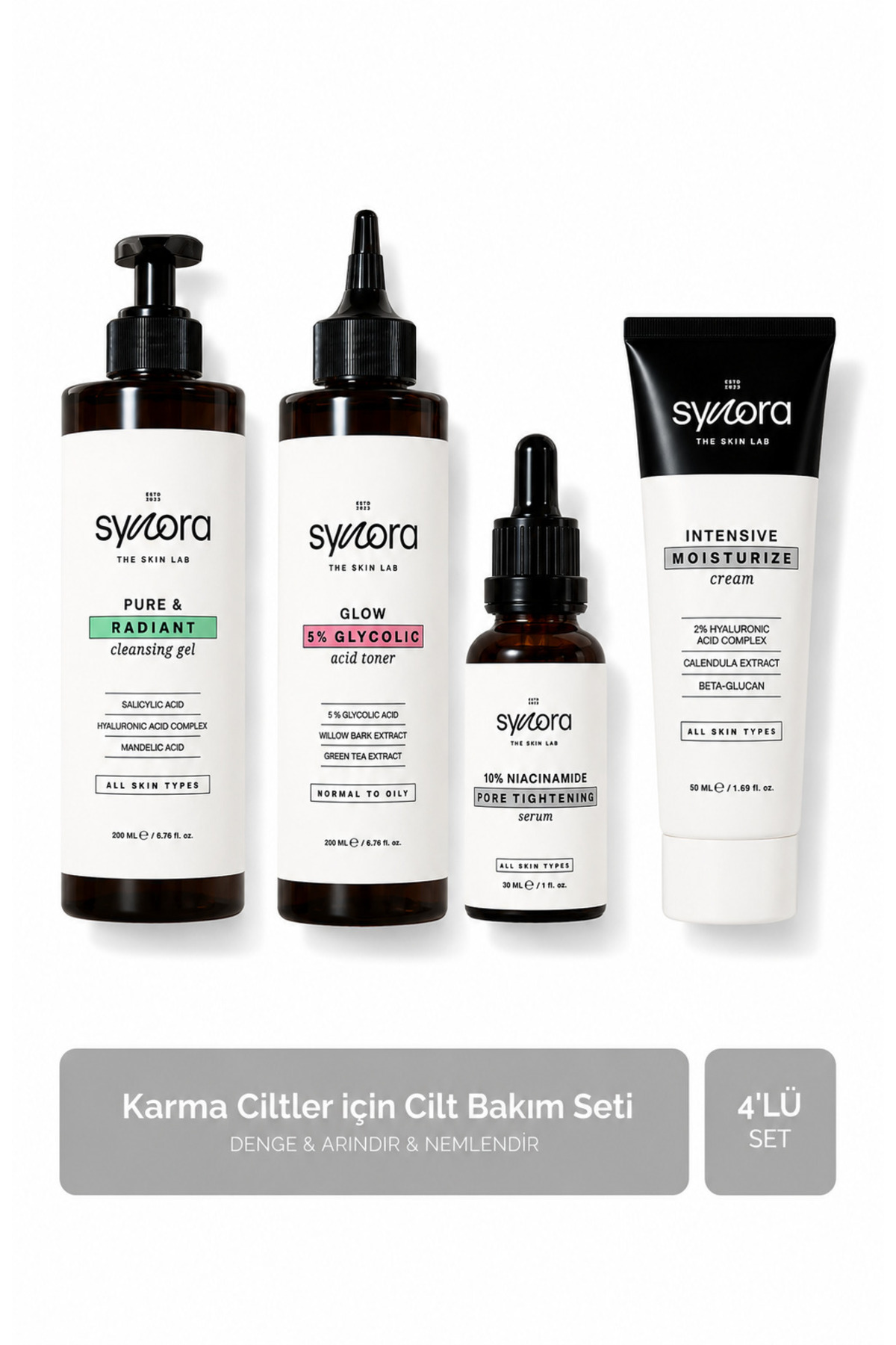 Karma Ciltler için Cilt Bakım Seti — YNGC1367303