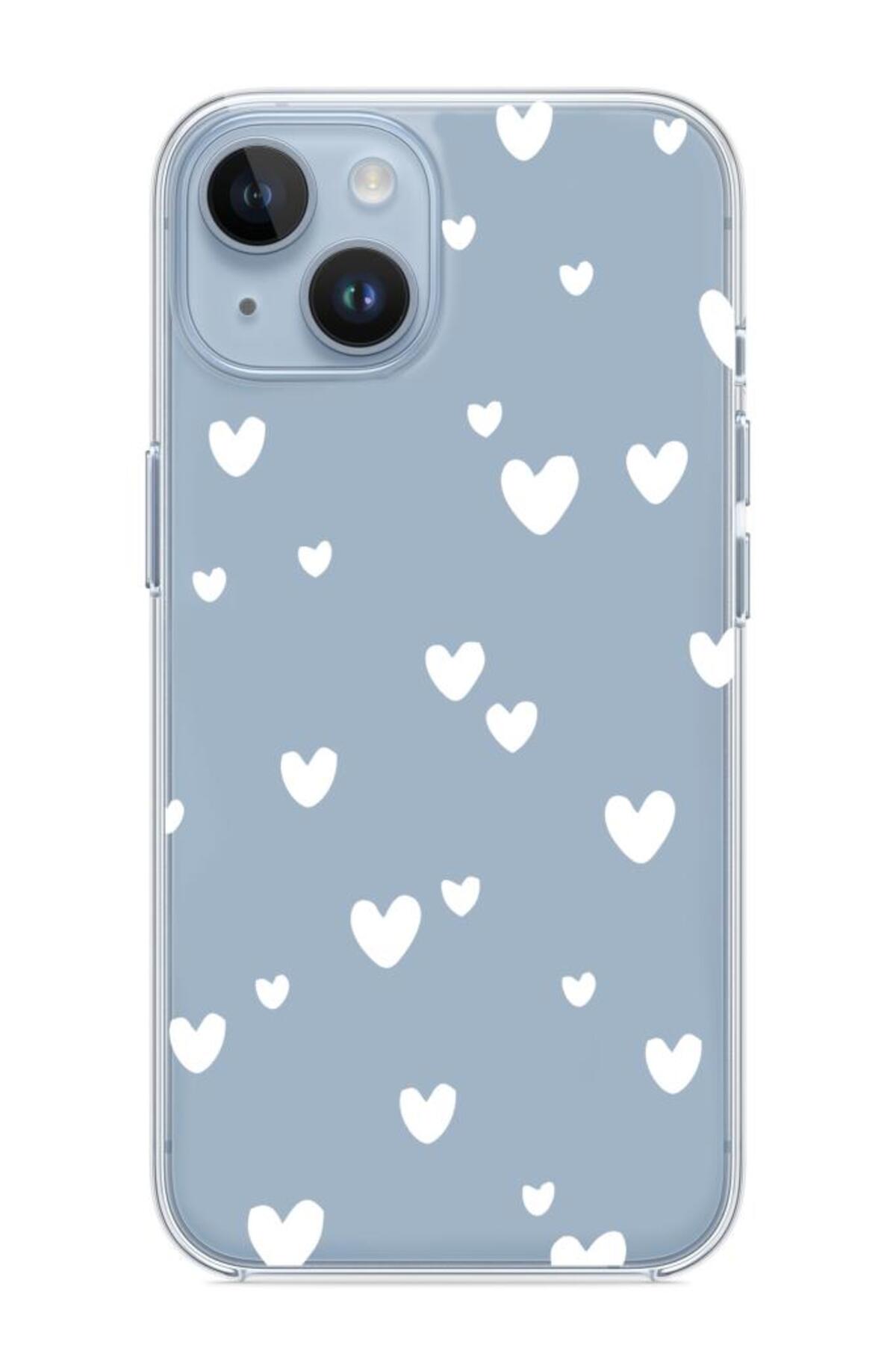 Iphone 15 Compatible Patterned Clear Silicone Case