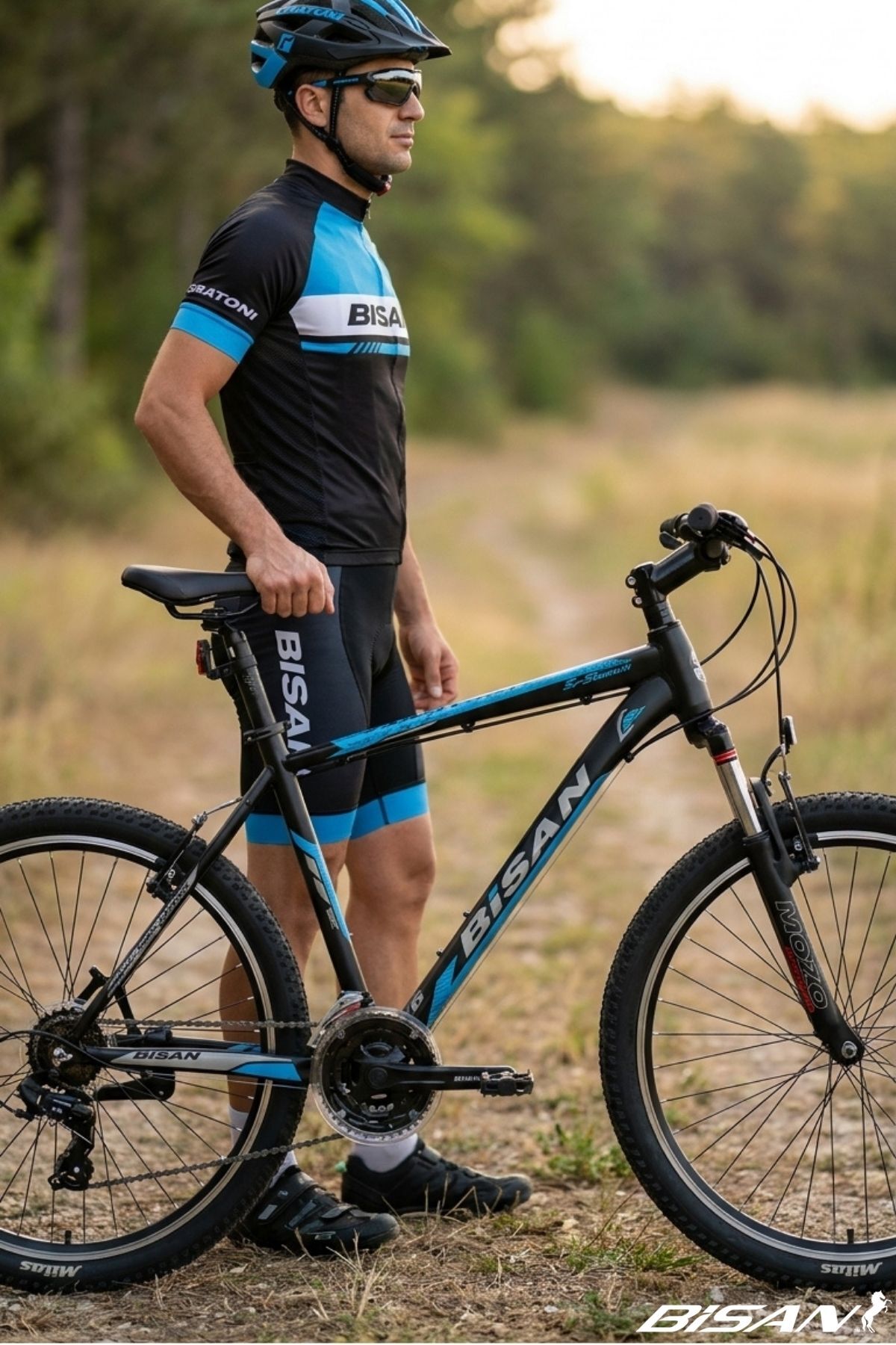 BİSAN MTX 7050 MOUNTAIN BIKE 29 WHEELS 19-48 CM BLACK BLUE BLC