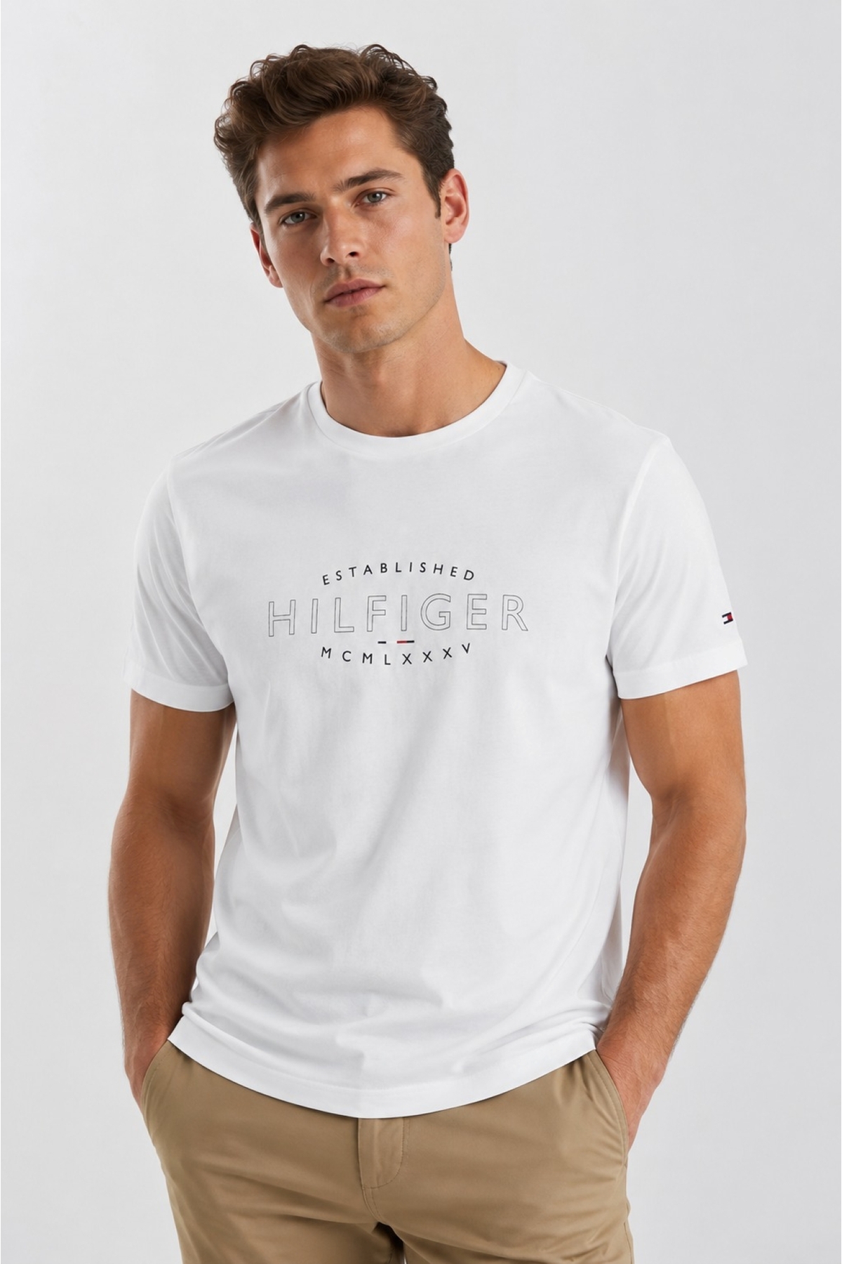 تیشرتمردانهTommy Hilfigerسفید