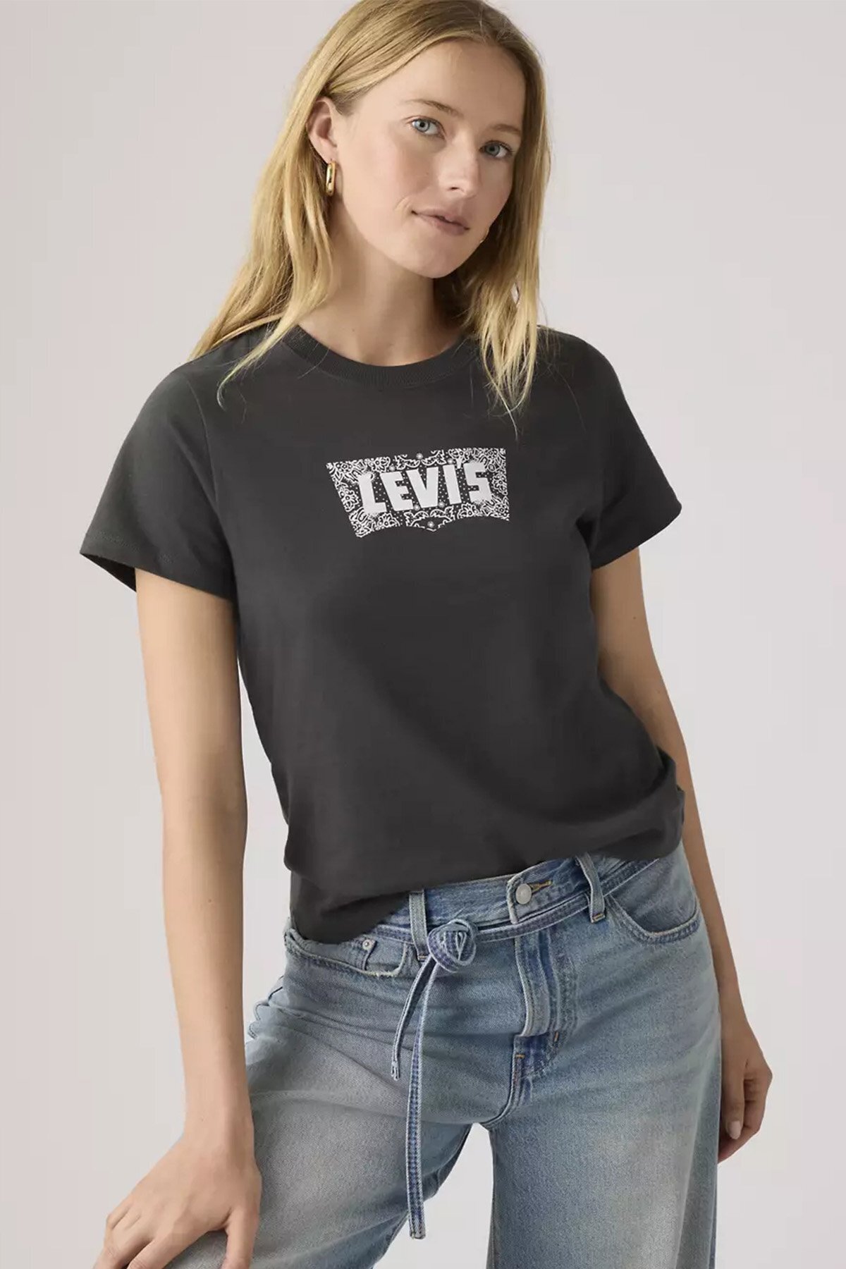 Levis Kadın Antrasit Tişört - 005GV-0030