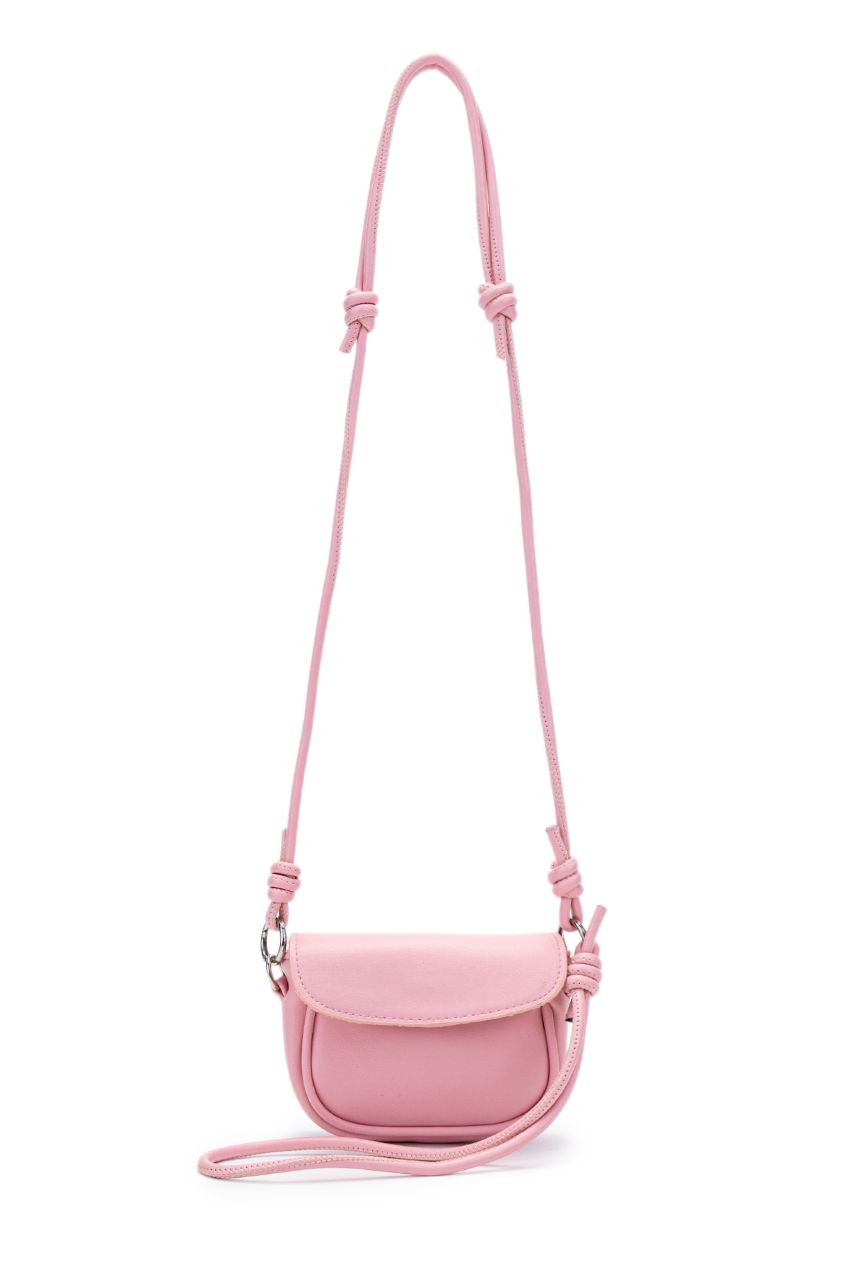 Women Crossbody Bag Juno Powder with Adjustable Knot Detail Strap