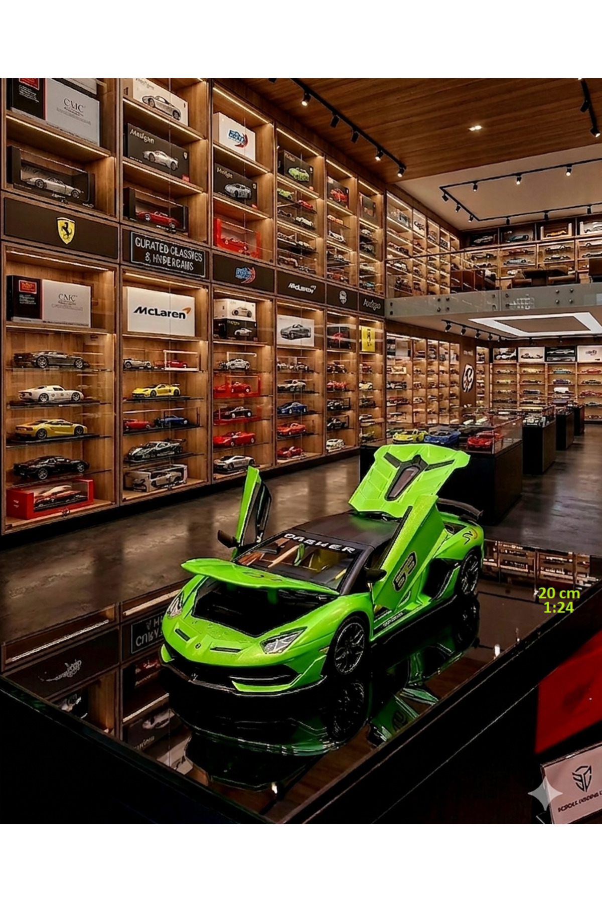 OYUNCAKSAHİLİ Lamborghini Aventador SVJ ışık ses Diecast Metal
