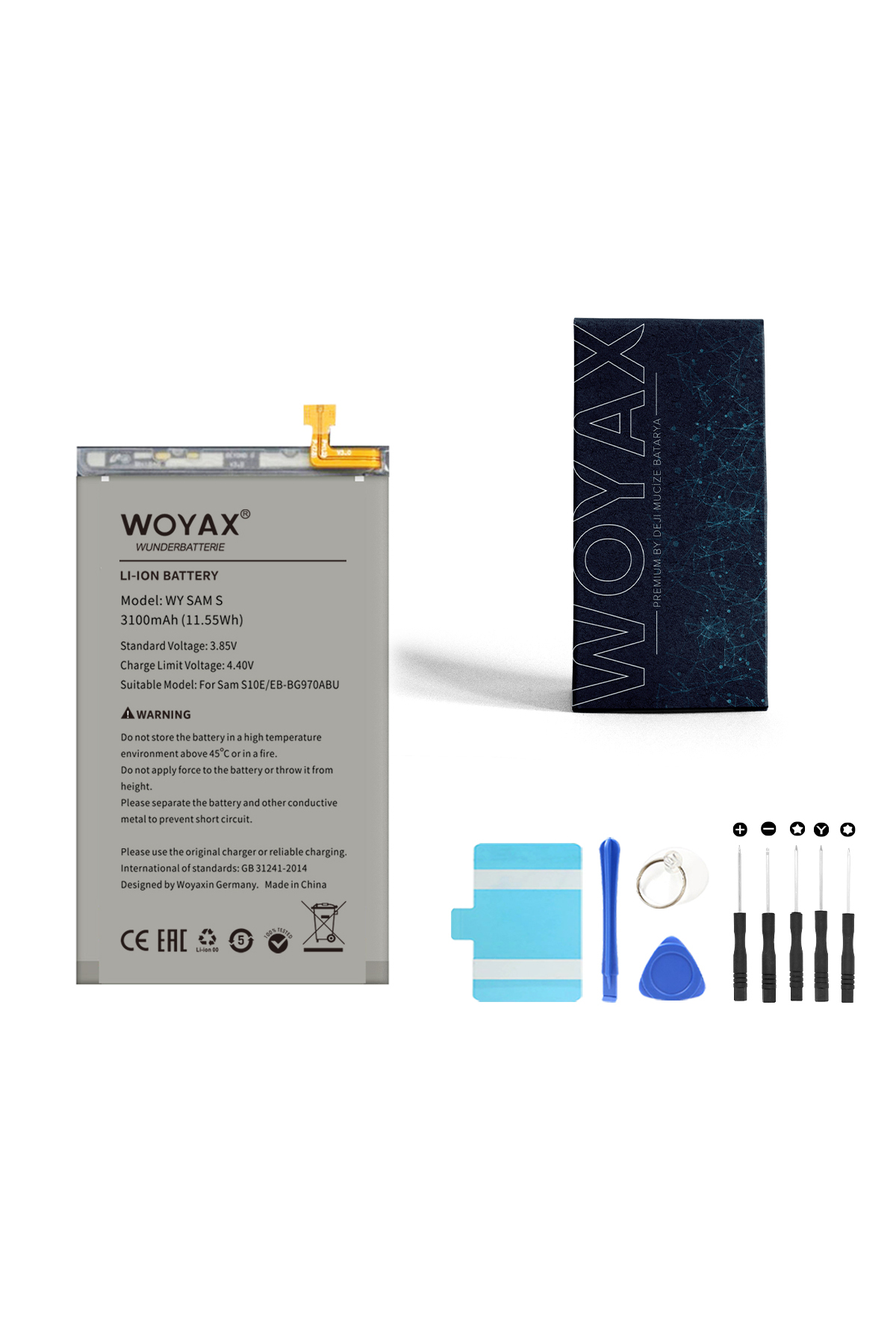 Woyax by Deji Samsung Galaxy S10e Uyumlu Premium Batarya - Fiyatı