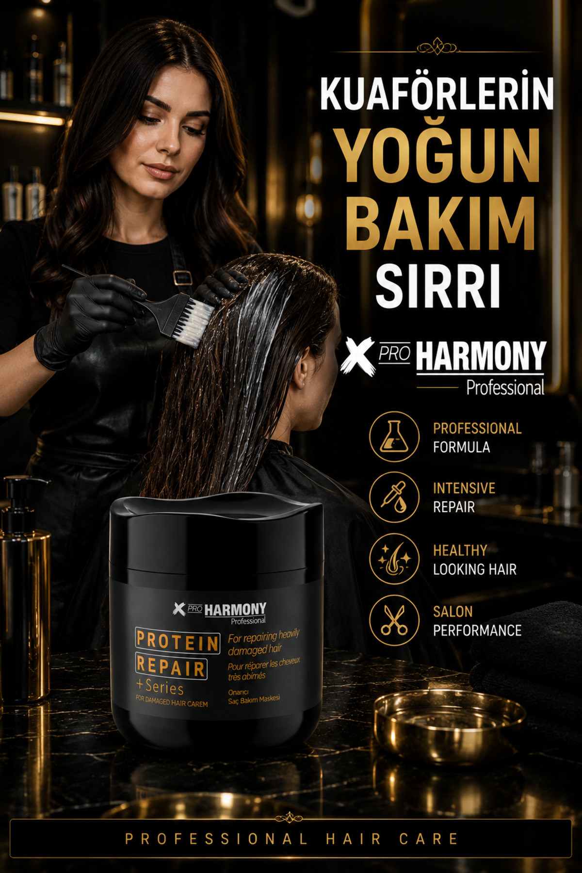 Protein Repair Hair Cream Onarıcı Saç Bakım Maskesi 500 ml — XPH-8682887911024 — تصویر 6 از 8