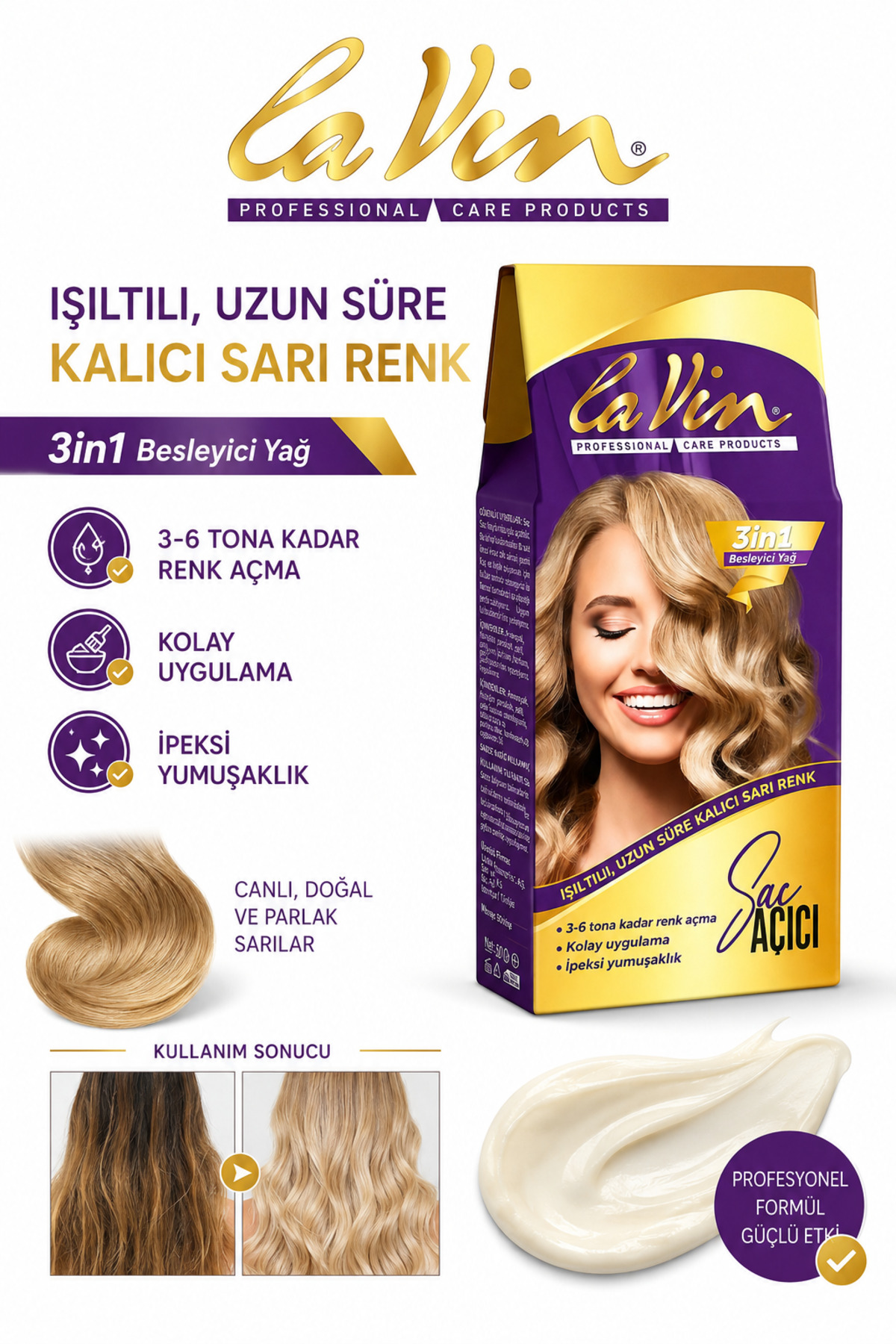Saç Renk Açıcı Toz 22 GR — 8680140999949 — تصویر 2 از 3
