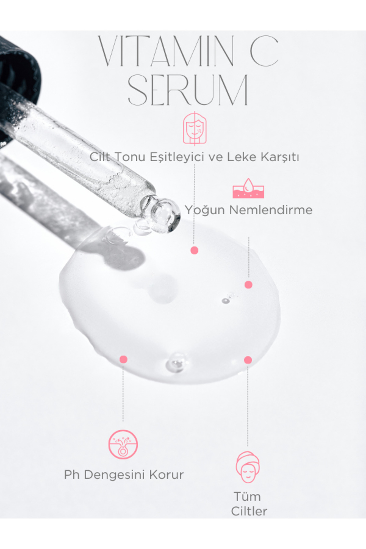 Aydınlatıcı&leke Karşıtı Aha , Bha , Vitamin C Serum 30 ml — TYCLPSDEIN172863766254728 — تصویر 4 از 5