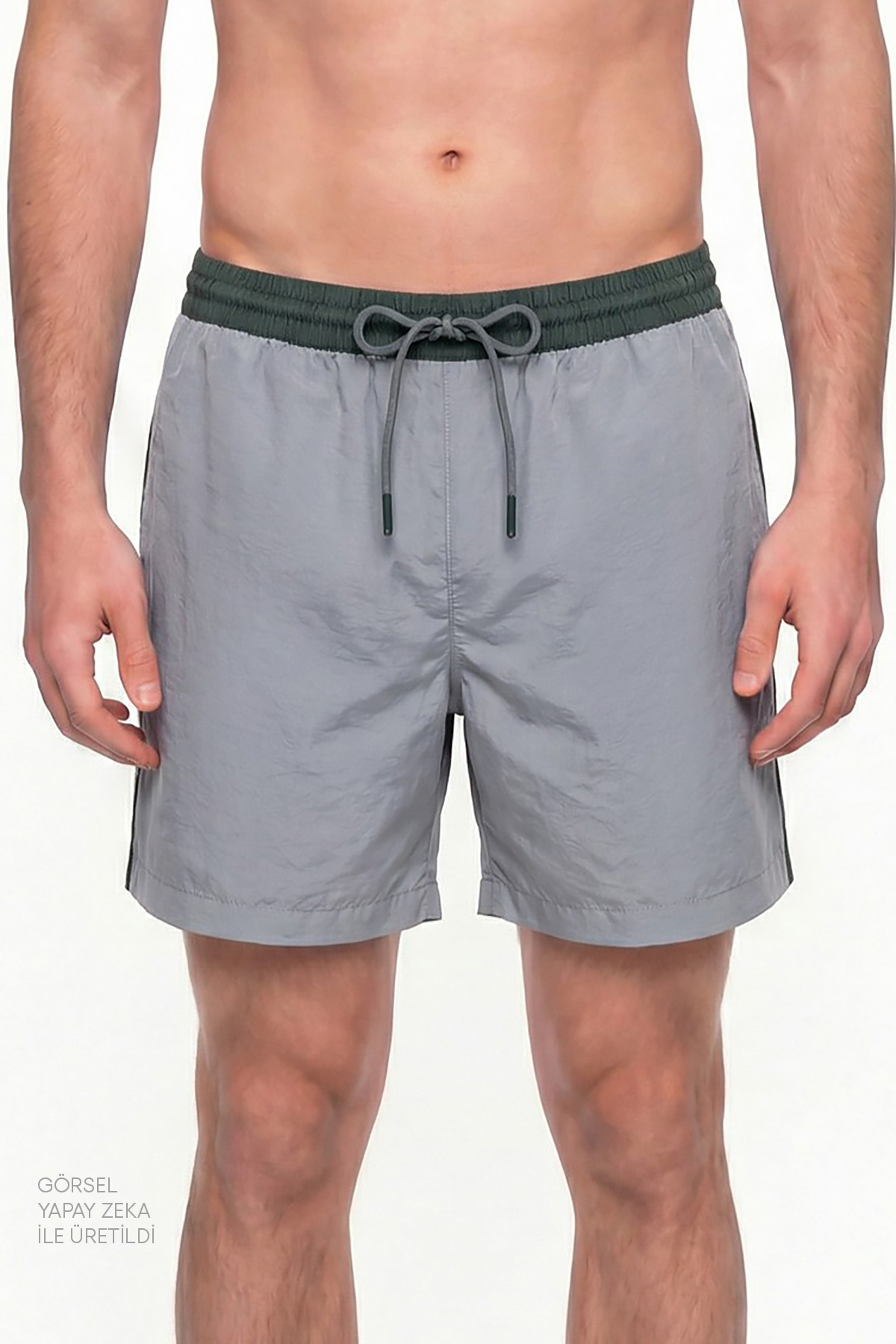 Penti Men's Smoky Blue Gray Lagos Swim Shorts