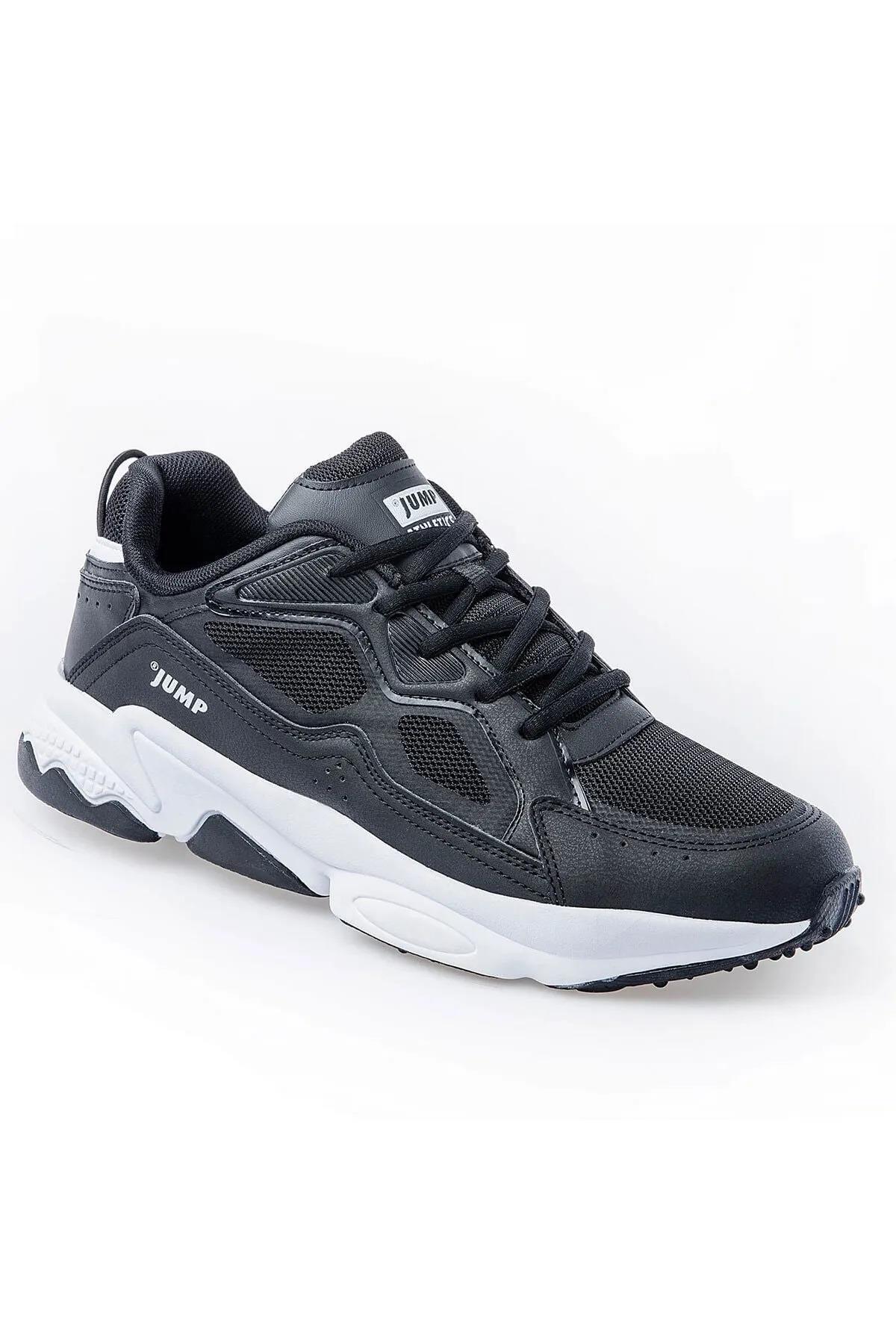 Jump 24712 Siyah - Beyaz Erkek Sneaker Günlük Spor Ayakkabı görsel 2