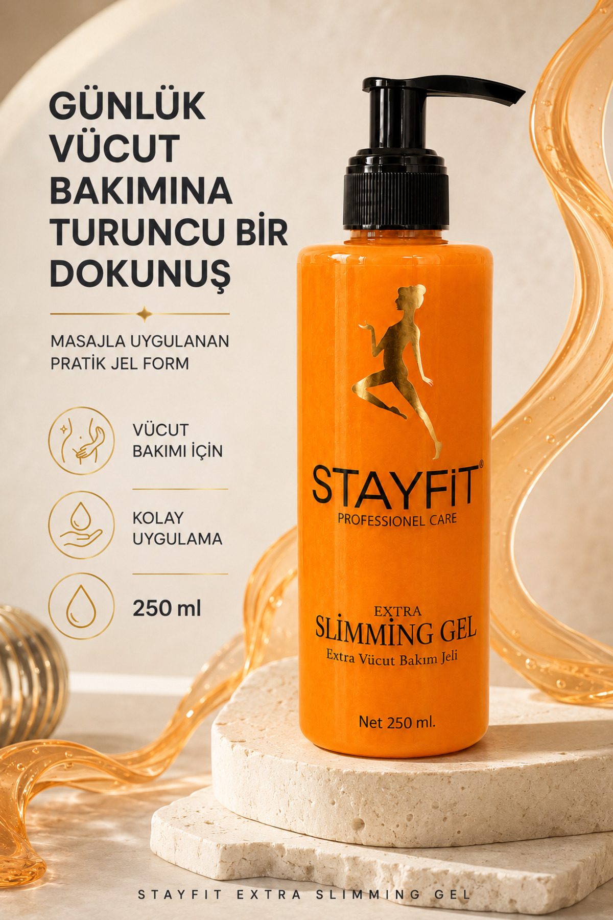Vücut Bakım Jeli 2'li Avantajlı Paket - Kolajen & Hyaluronik Asit — esj500 — تصویر 3 از 3