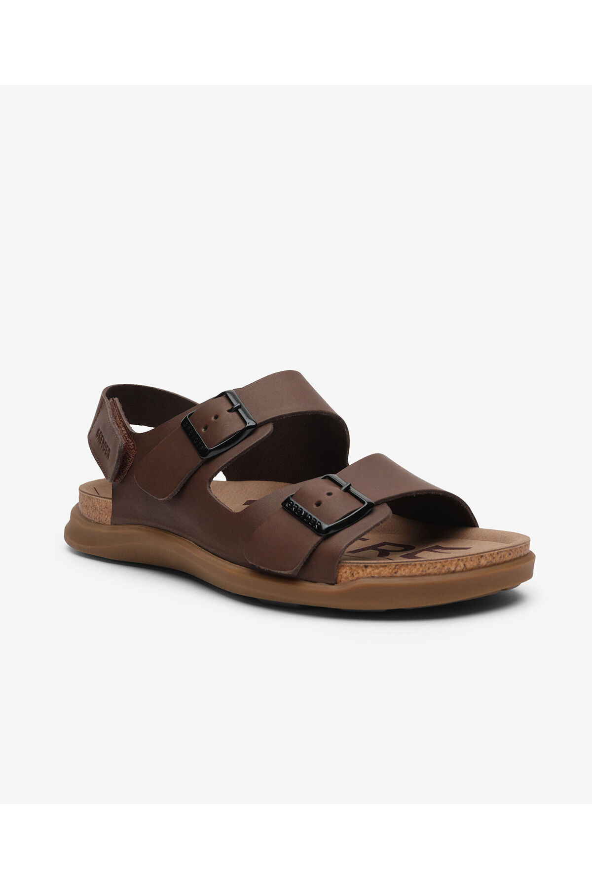 Greyder Erkek Kahverengi Hakiki Deri Sandalet 6Y1CS64764 görsel 2
