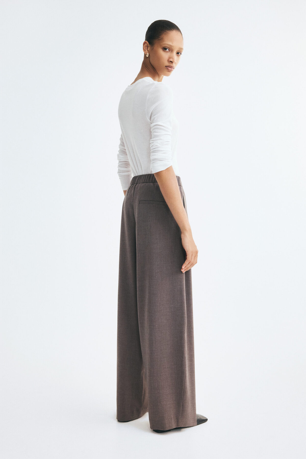 H&M Barrel Paçalı Şık Pantolon görsel 2