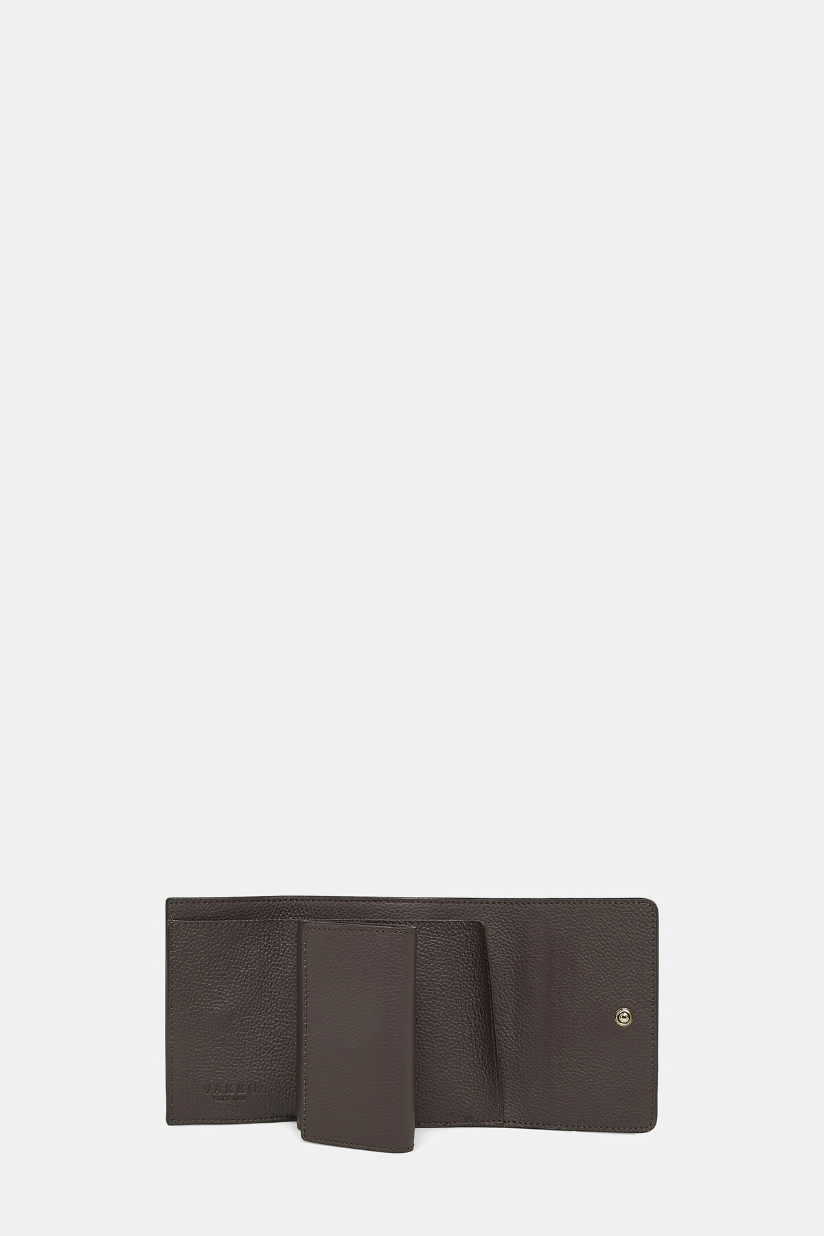 کیف پول مونوگرام قهوه‌ای