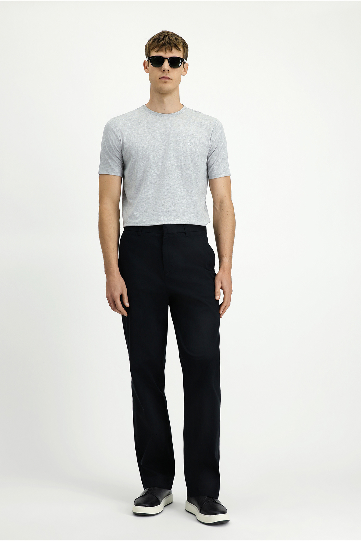 Regular Fit Standart Kesim Likralı Kanvas / Chino Pantolon
