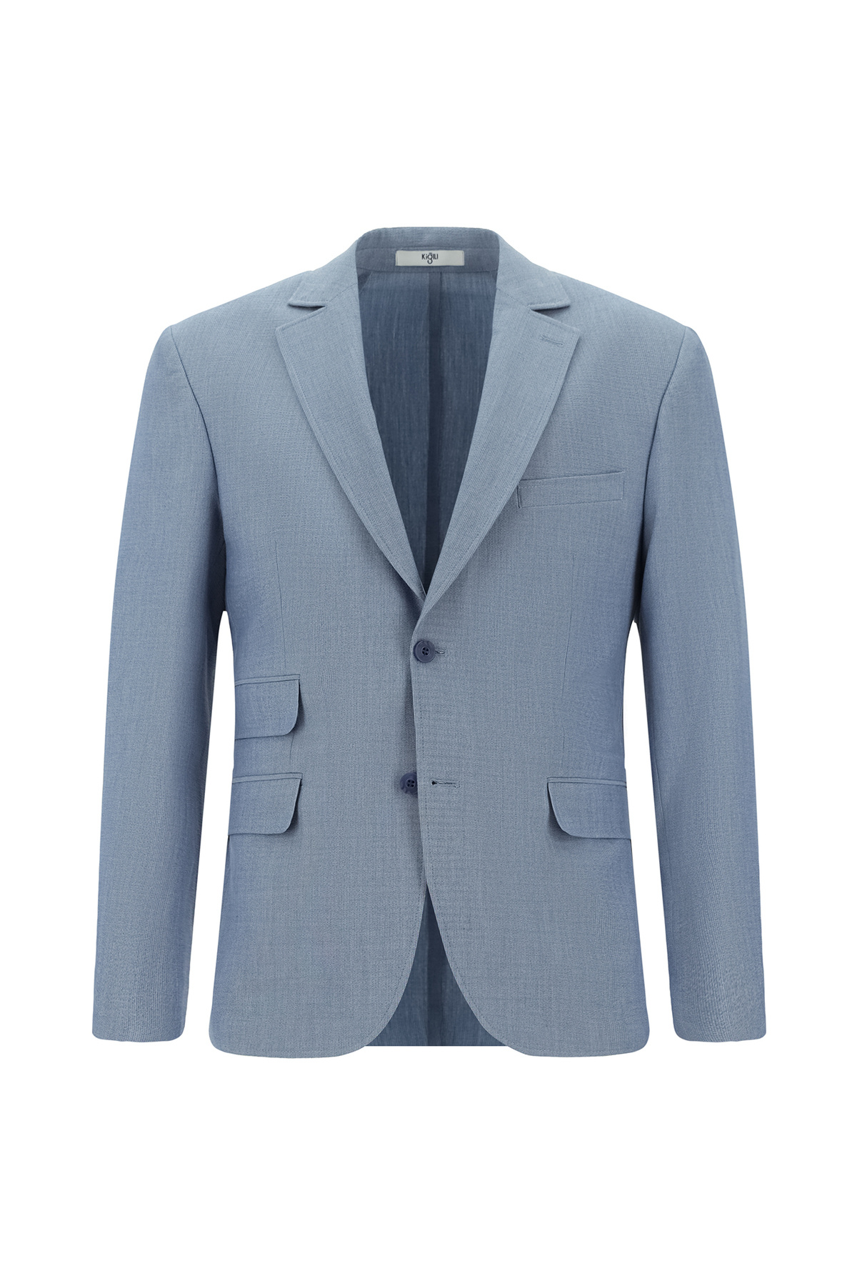 Kiğılı 7 Drop Super Slim Fit Eksra Dar Kesim Çizgili Takım Elbise görsel 2