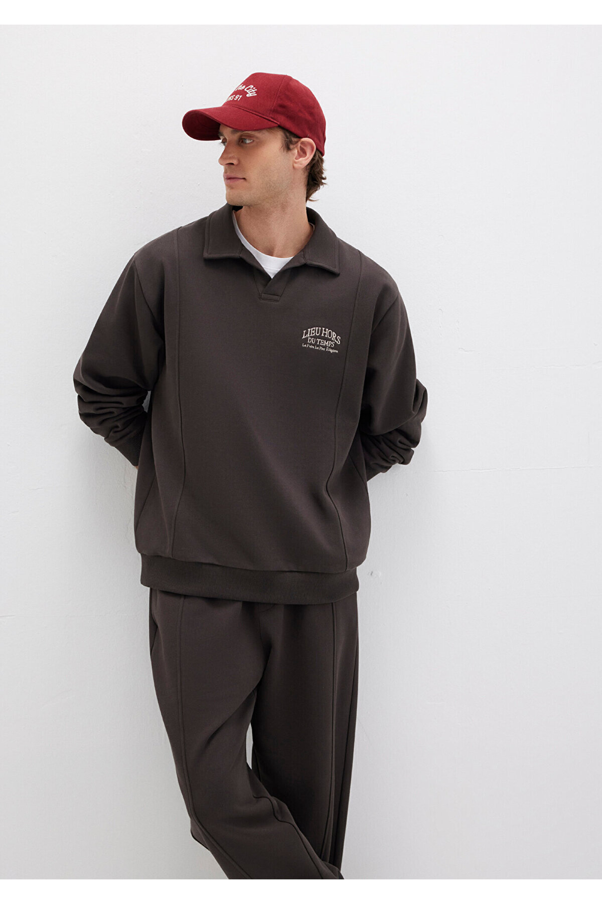 Mavi Polo Neck Brown Sweatshirt 0S10479-70219