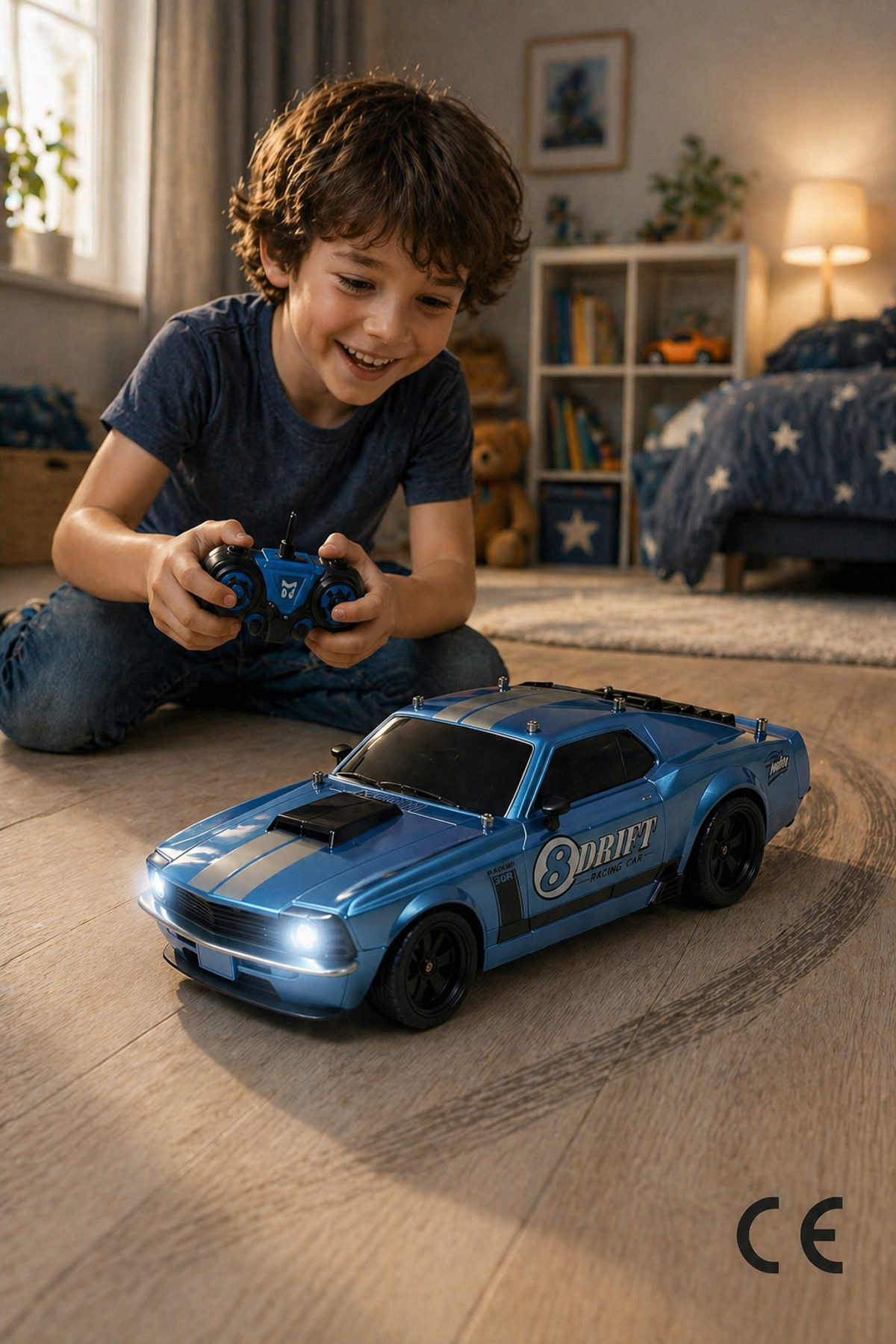 YILDIRIM OYUNCAK Şarjlı R/C Kumandalı Drift Porsche Araba 21 Cm