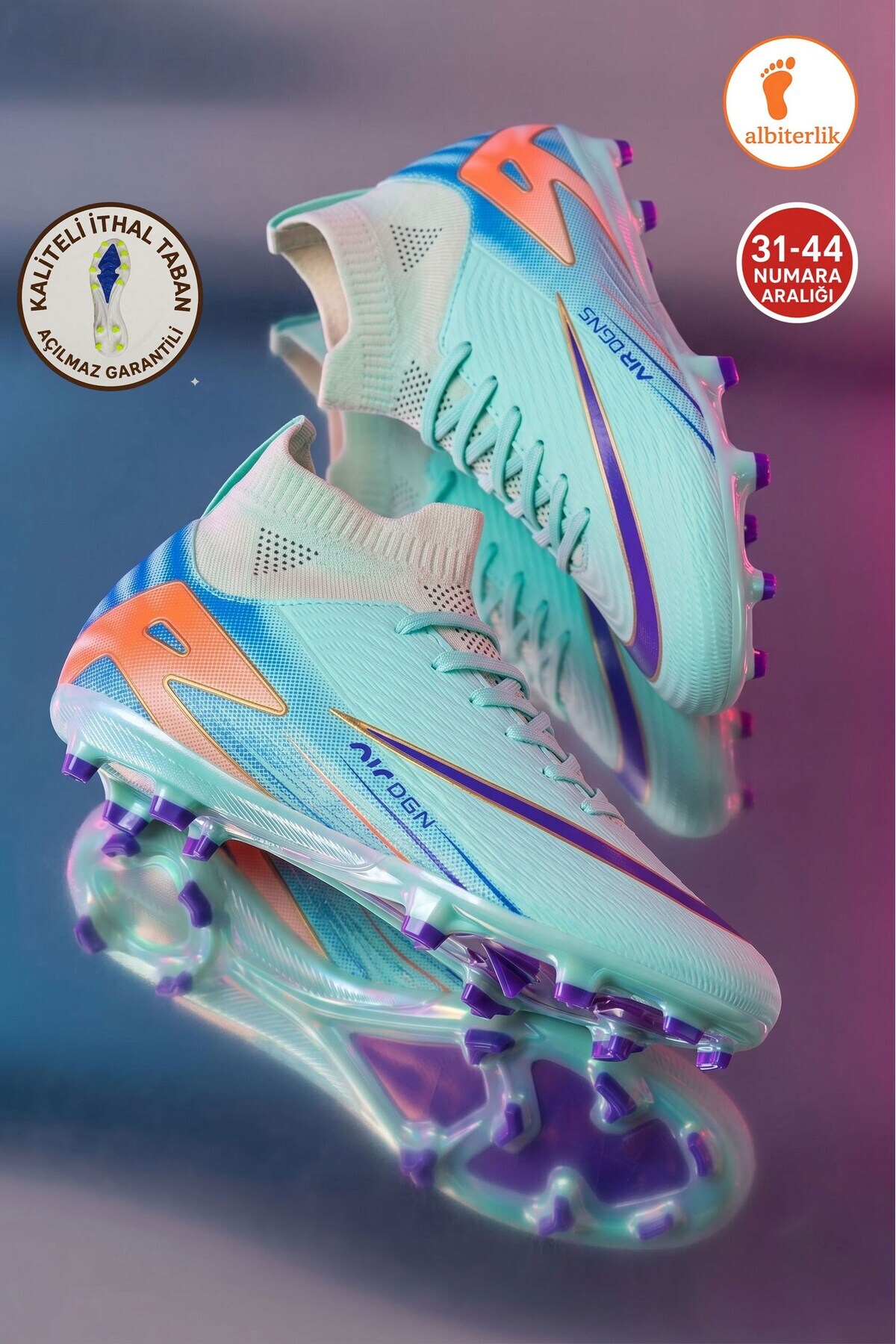 AlbiShoes Erkek Halı Saha Krampon Kaliteli İthal Taban Çim Saha