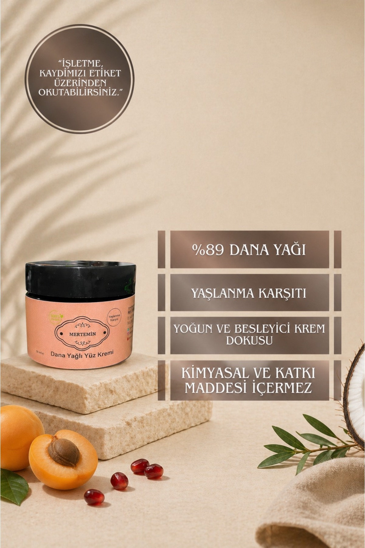 Dana yağı kremi (Çilek Kokulu) 50 ml — dd2 — تصویر 2 از 2