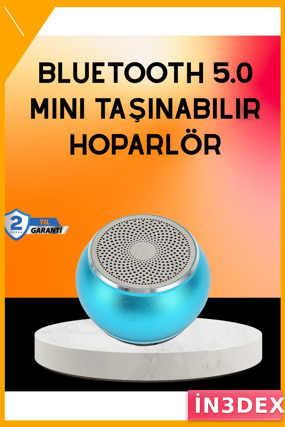 Mini Bluetooth Hoparlör 5.0 Taşınabilir Ses Sistemi