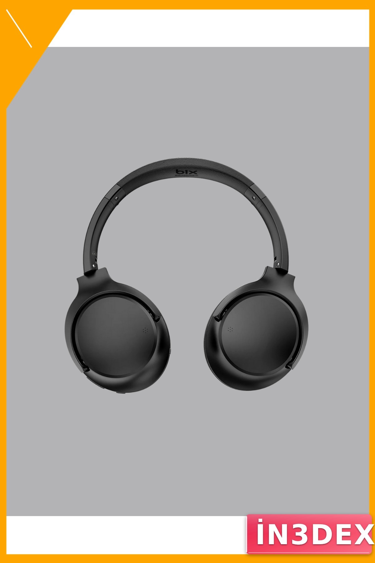 Kablosuz Bluetooth Kulaklık 300 mAh Hızlı Şarj Katlanabilir Pedli Siyah