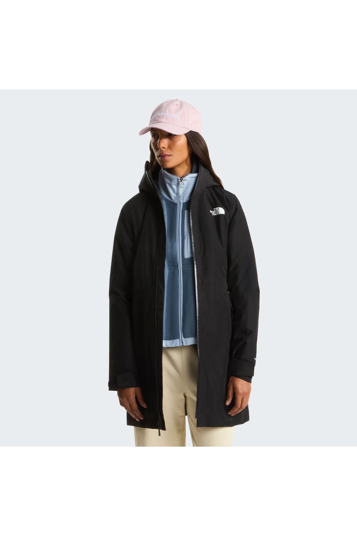 THE NORTH FACE W DRYVENT HIKESTELLER PARKA Kadın Ceket NF0A8G6ZJK31 Siyah-L görsel 3