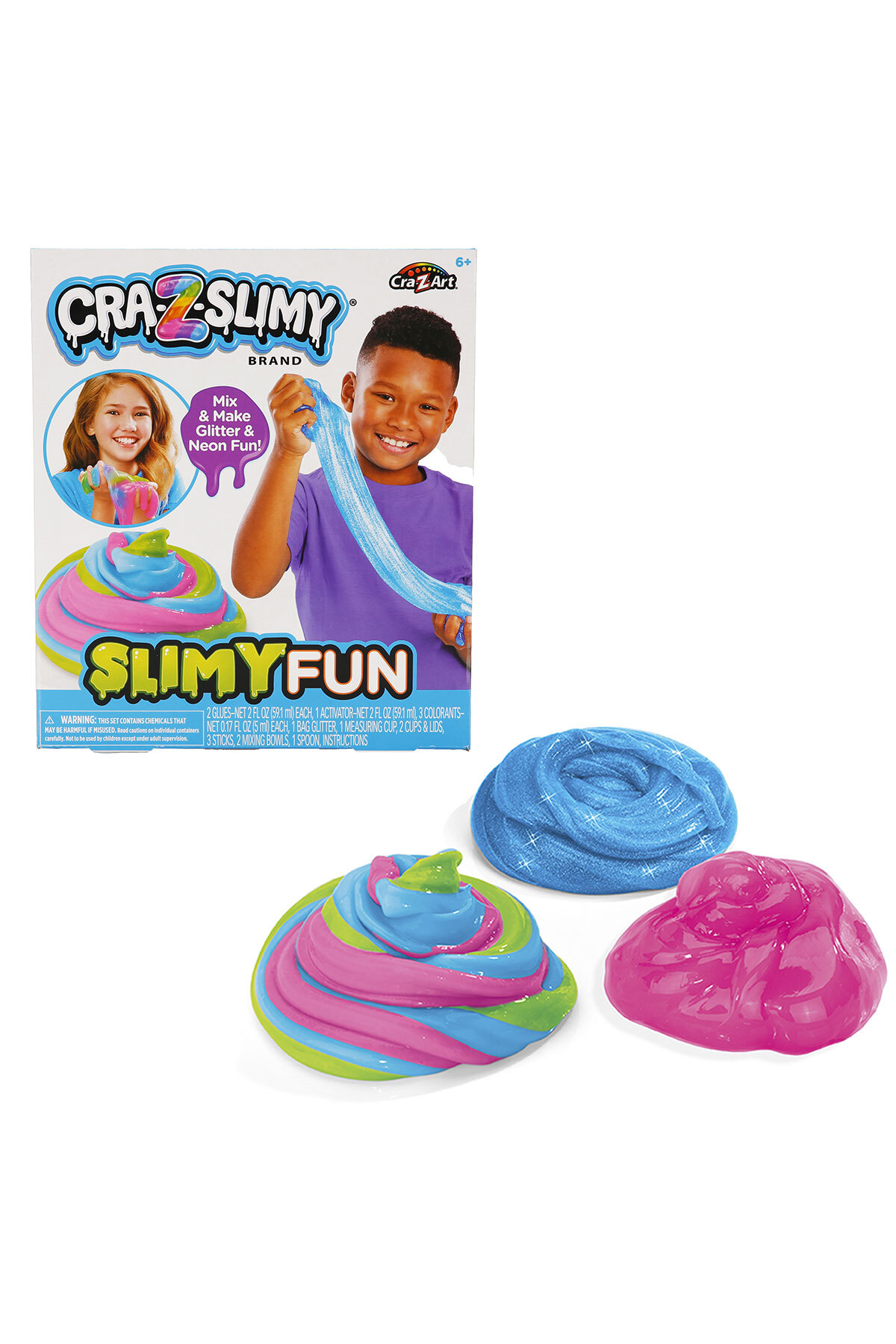 Feyza Oyuncak Cra-Z-Slimy Kendin Yap Slime Yapım Seti | Renkli ve