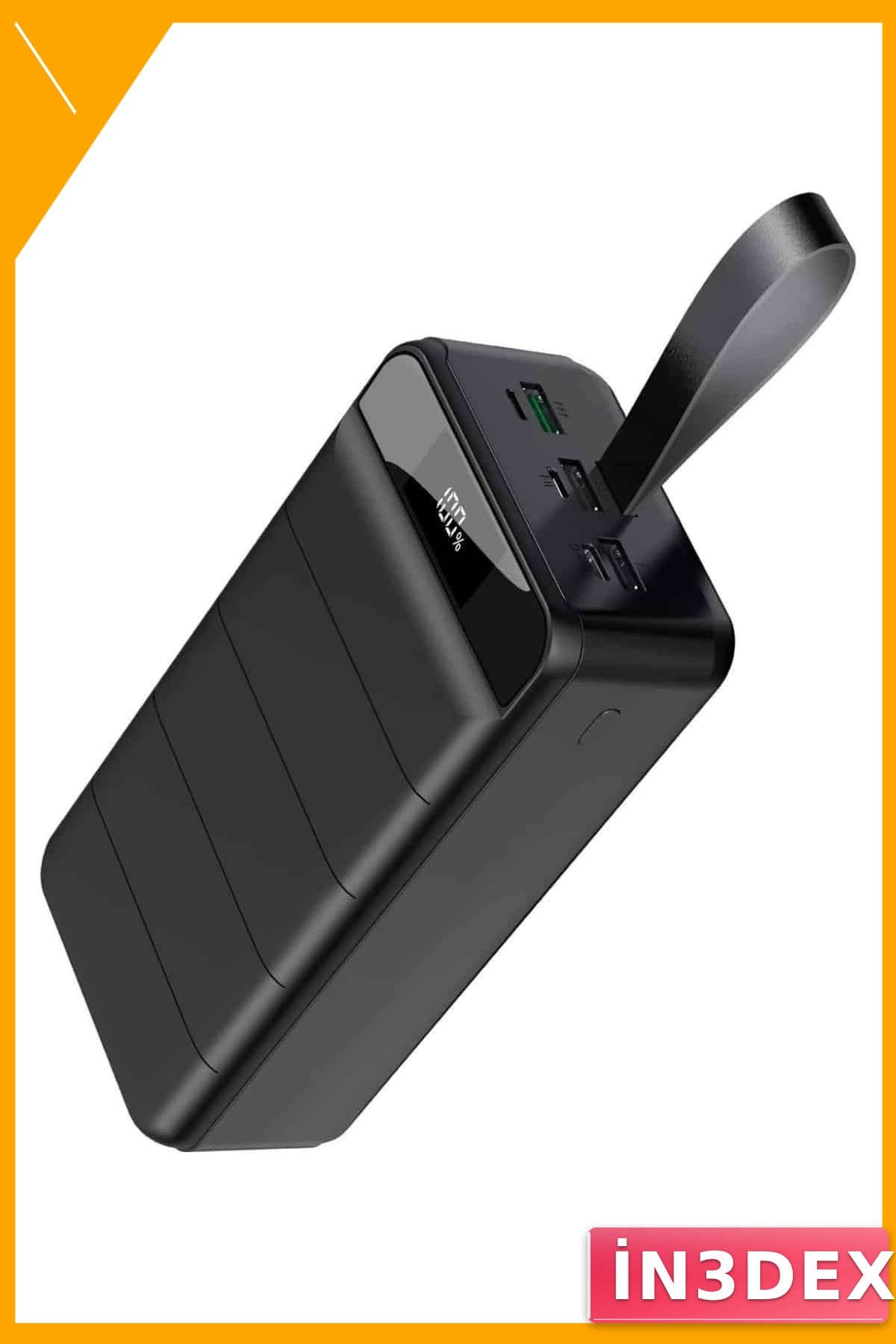 50.000 mAh Taşınabilir Powerbank 4 USB Çıkışlı Hızlı Şarj
