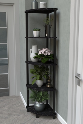 Remaks FLORA 5 RAFLI MOBLEN ÇİÇEKLİK SAKSILIK BALKON BAHÇE DEKOR RAF STAND-Sİ...