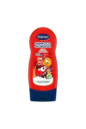 Bübchen Cola Monster 2’si 1 Arada Çocuk Şampuanı ve Duş Jeli 230 ML
