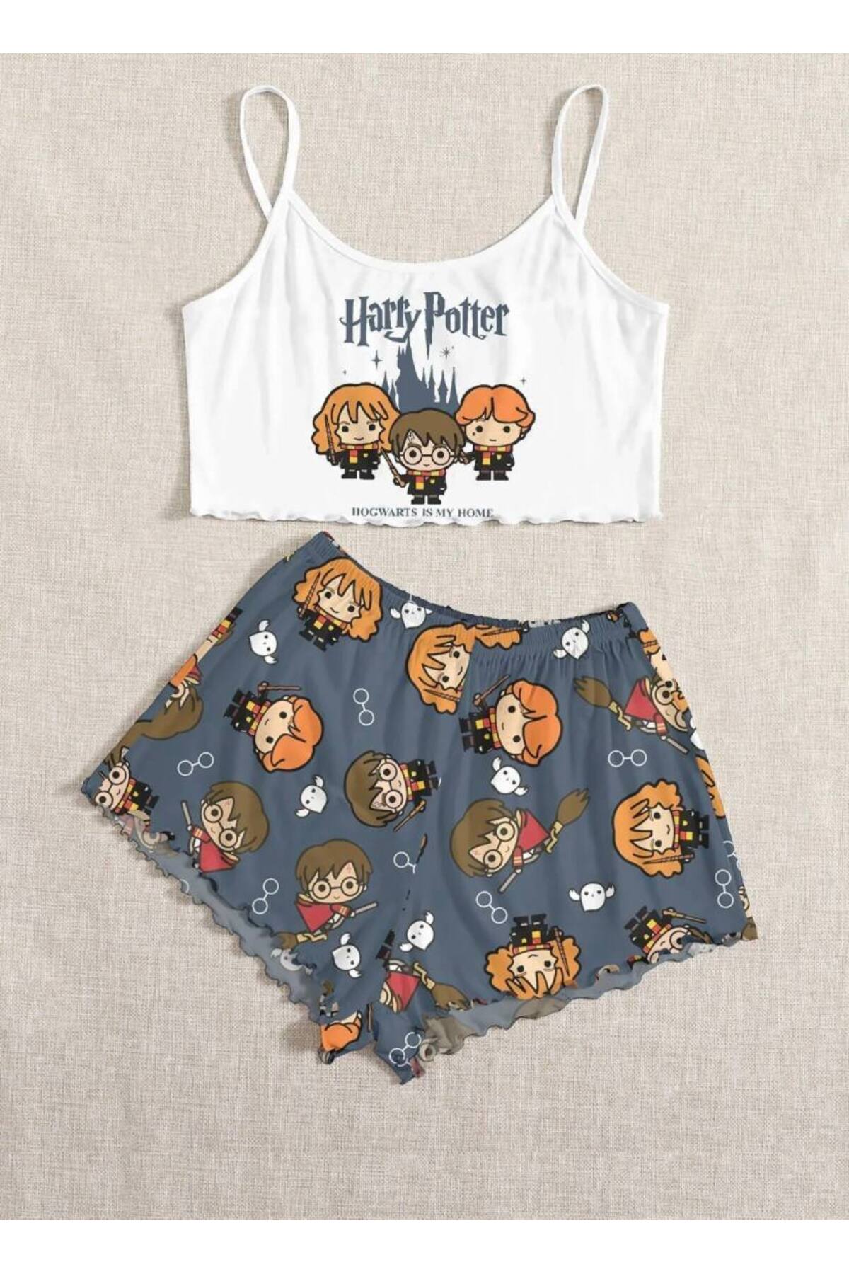 Strappy Shorts Pajamas Set Harry Supersoft Basic Suprem